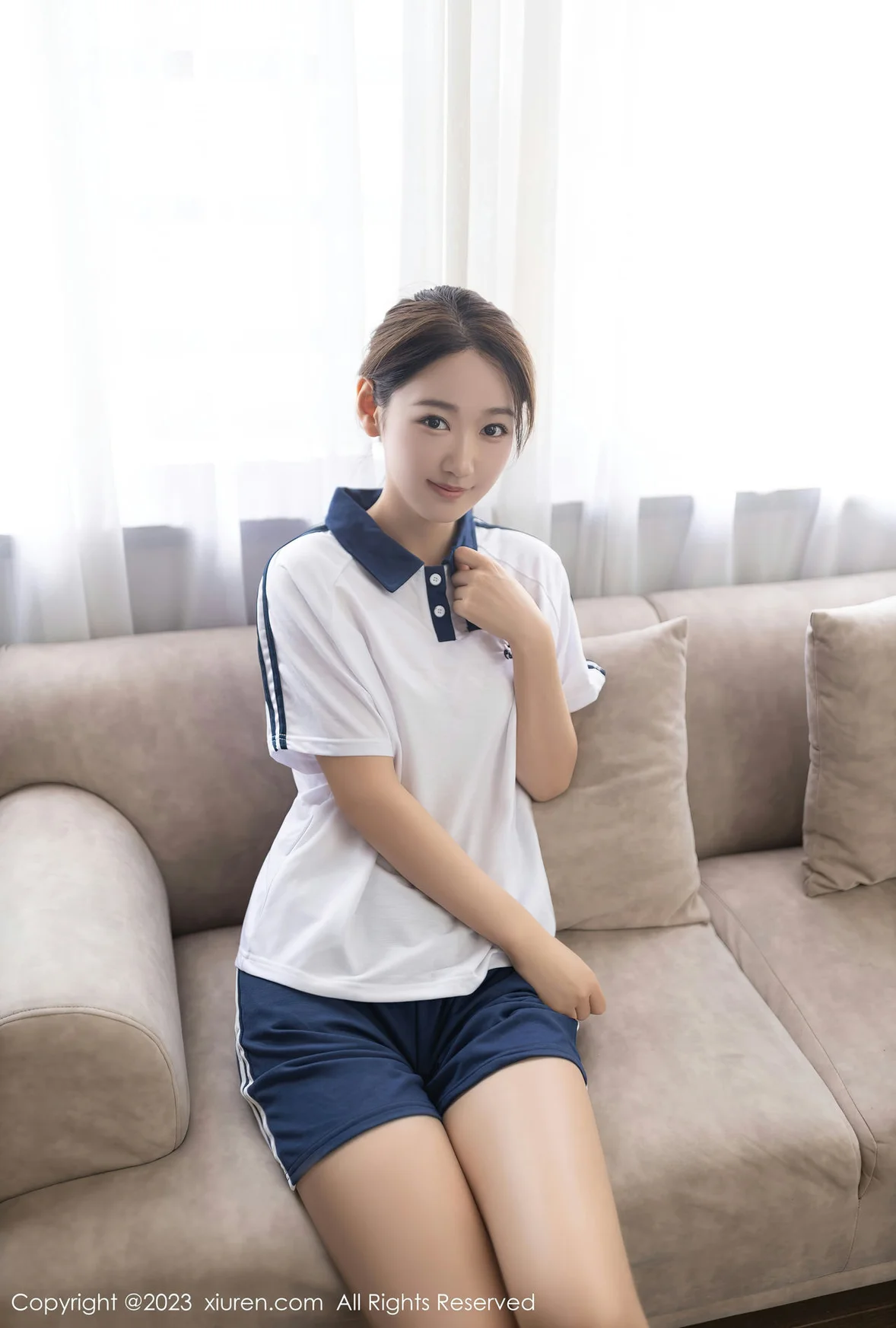 XiuRen 秀人 No.7091 唐安琪 白色学妹性感写真 [81P]