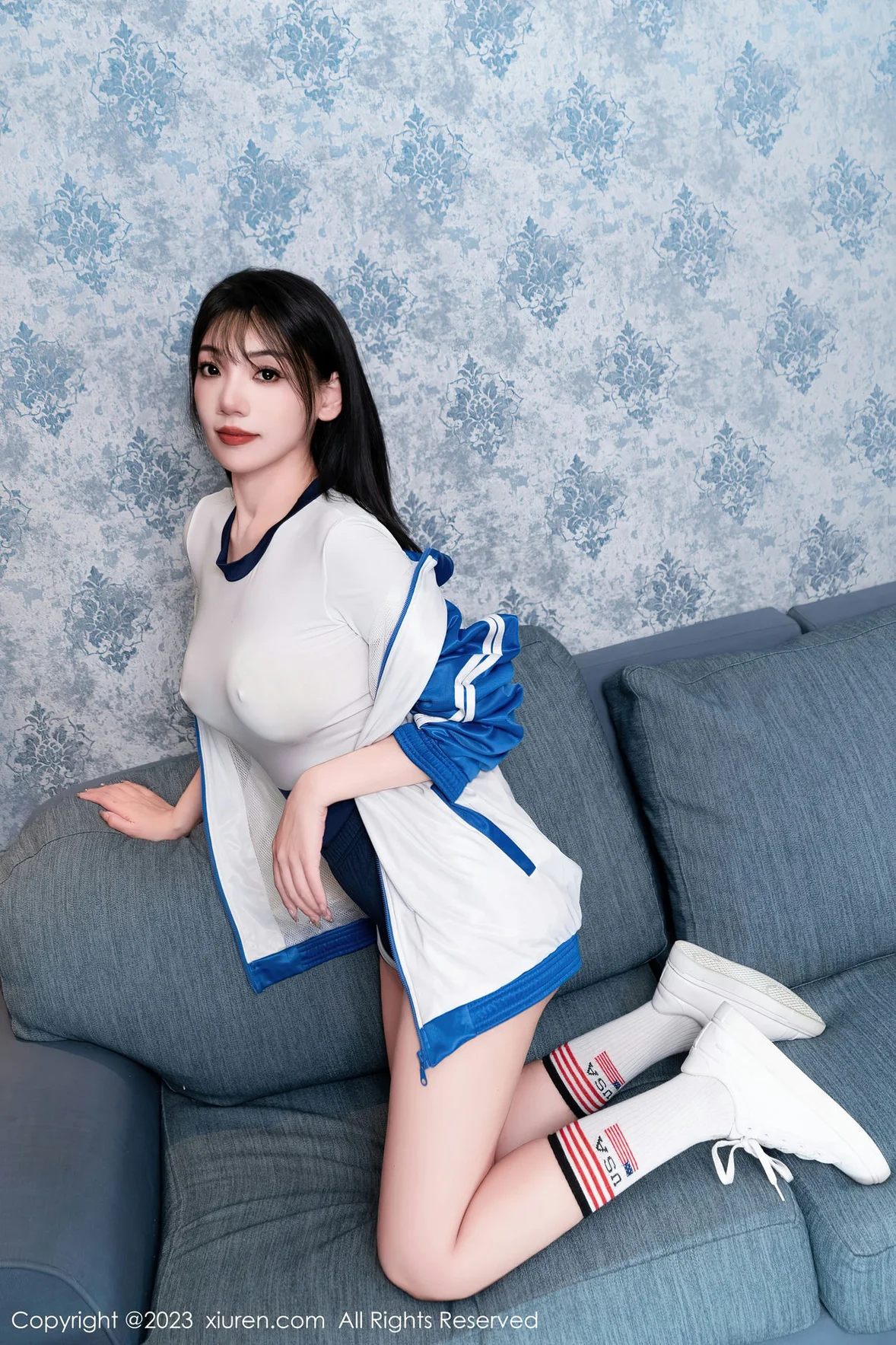 XiuRen 秀人 No.7106 小泡芙winna 窄边系列回归学生服 [60P]