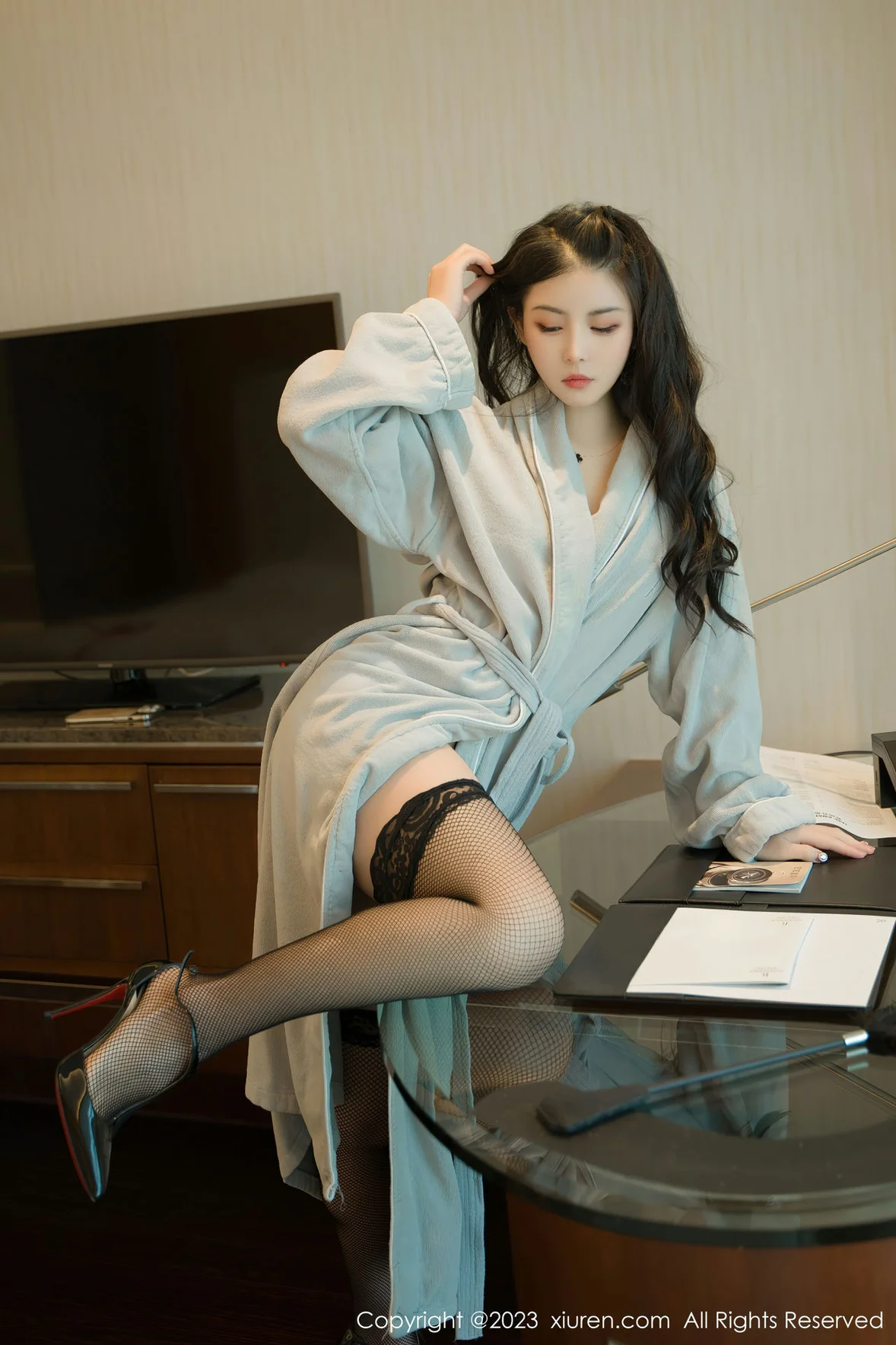 XiuRen 秀人 No.7107 柒喜小baby 蕾丝情趣性感写真 [57P]