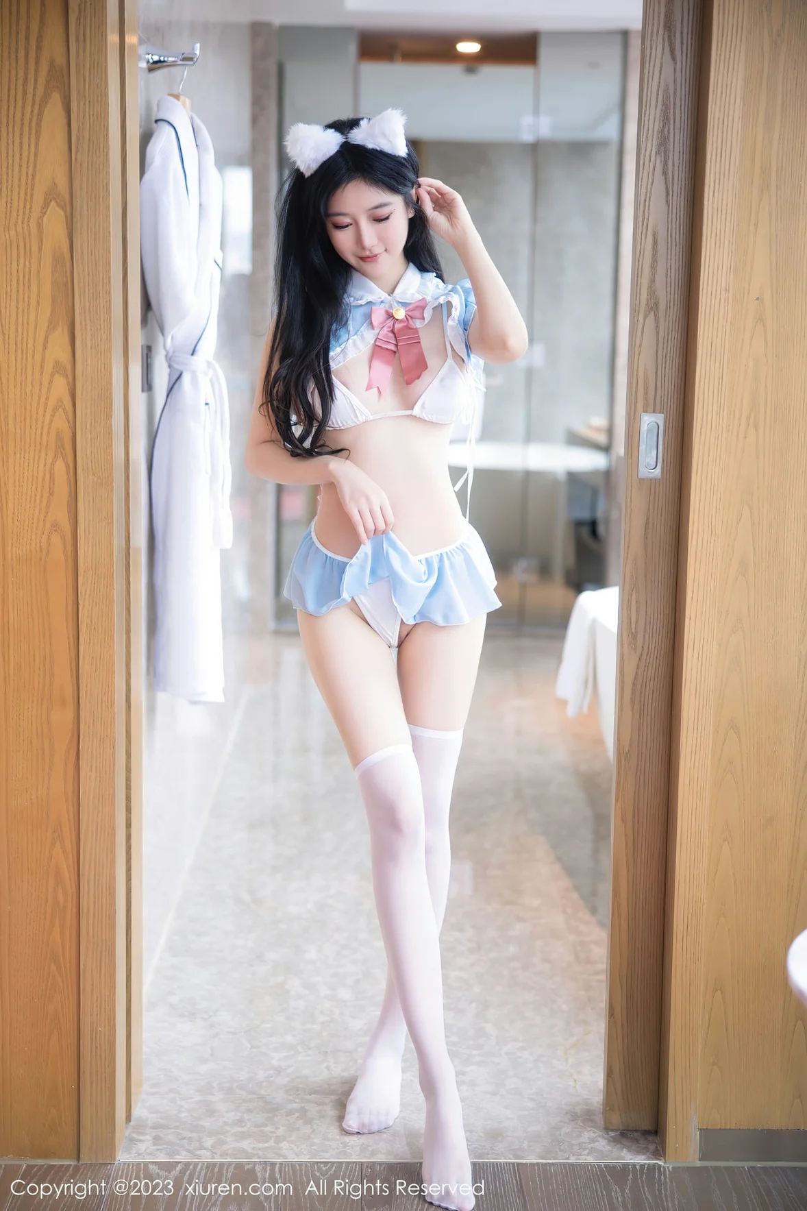 XiuRen 秀人 No.7134 幼幼 蓝色卡哇伊性感写真 [95P]
