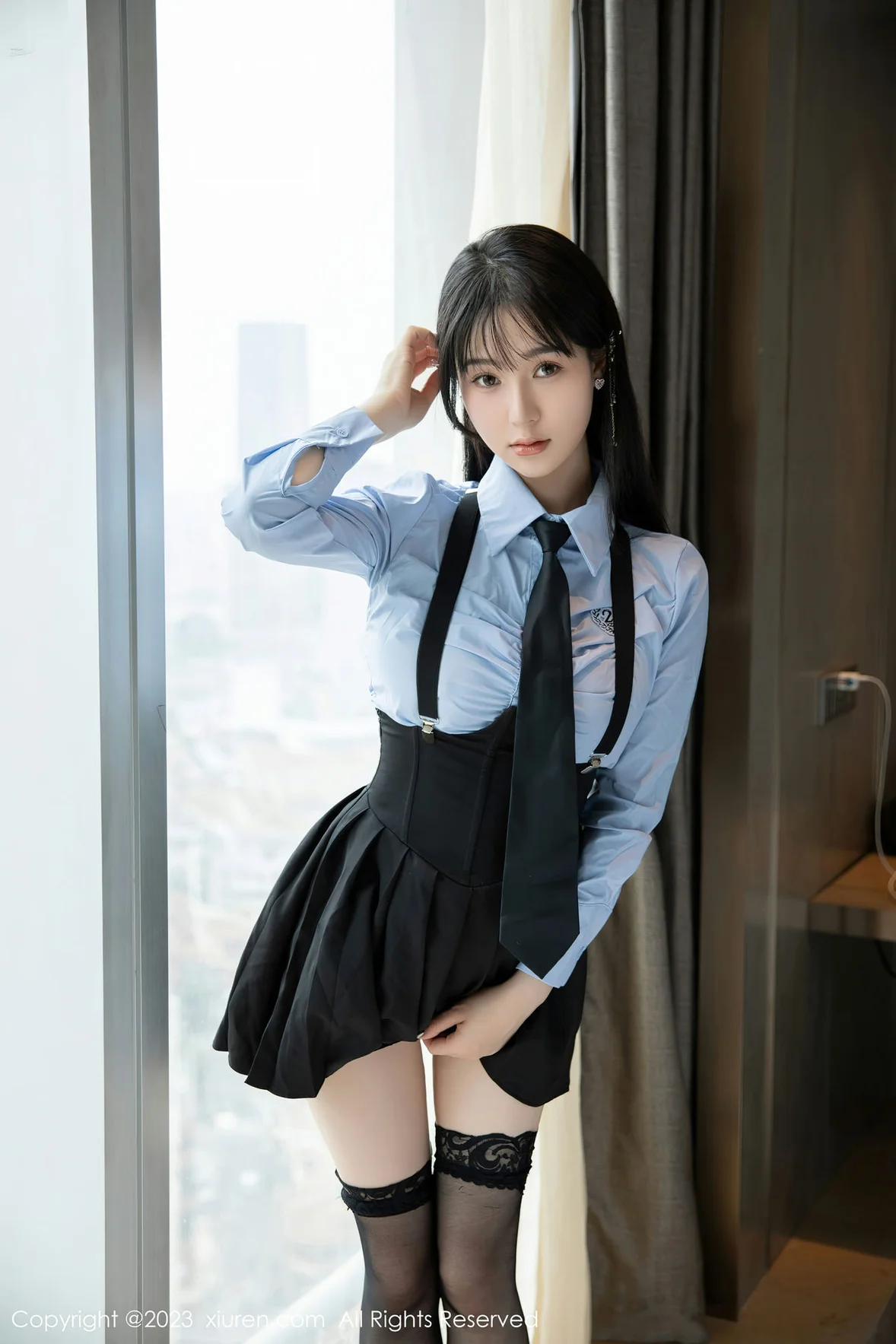 XiuRen 秀人 No.7140 柚琪Rich 性感学妹装扮 [77P]
