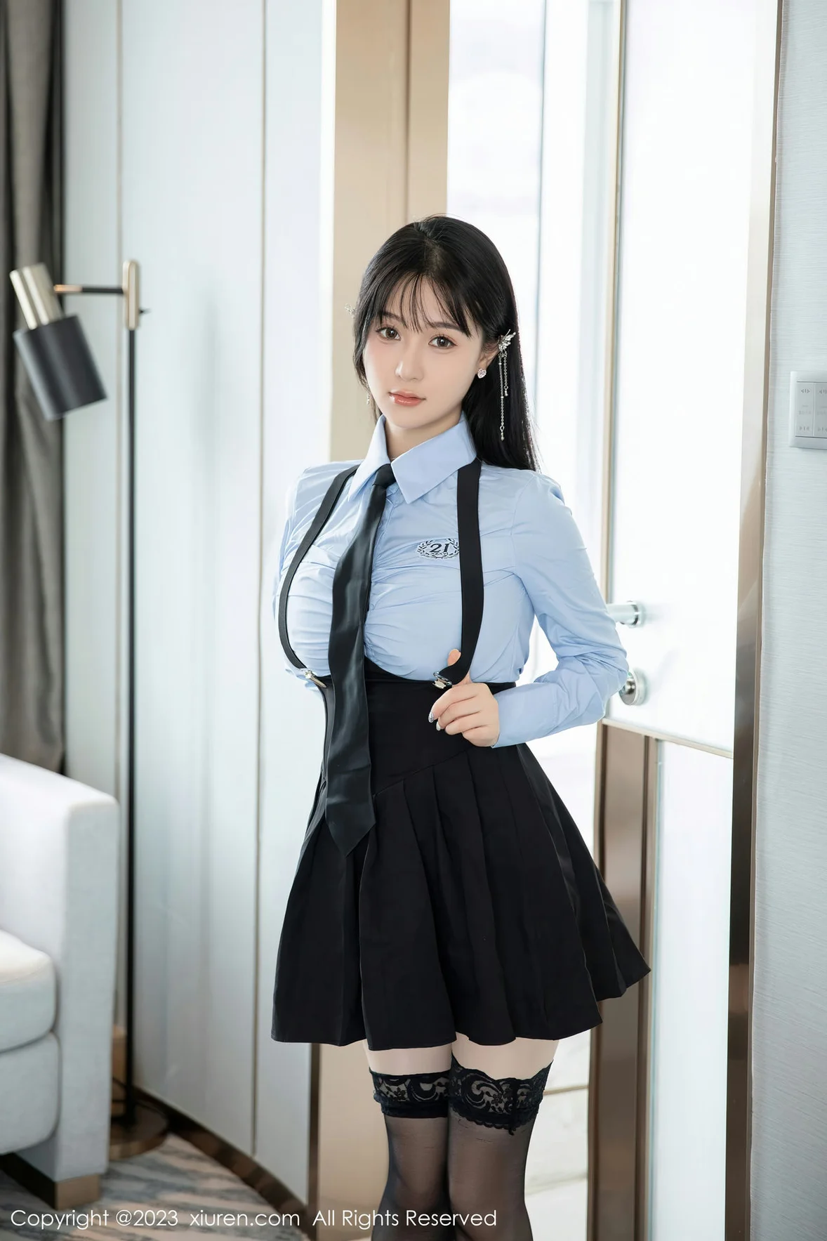 XiuRen 秀人 No.7140 柚琪Rich 性感学妹装扮 [77P]