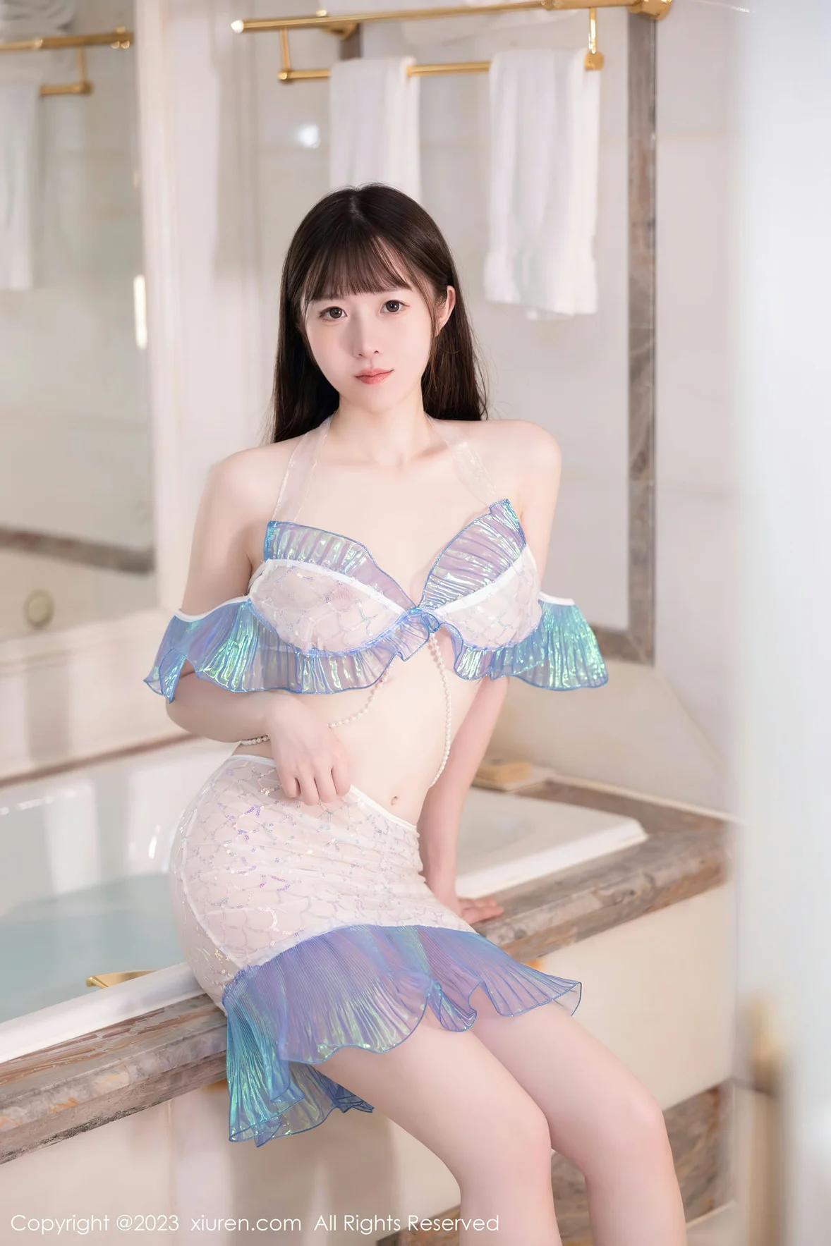 XiuRen 秀人 No.7173 林悠悠 美人鱼装扮性感写真 [68P]