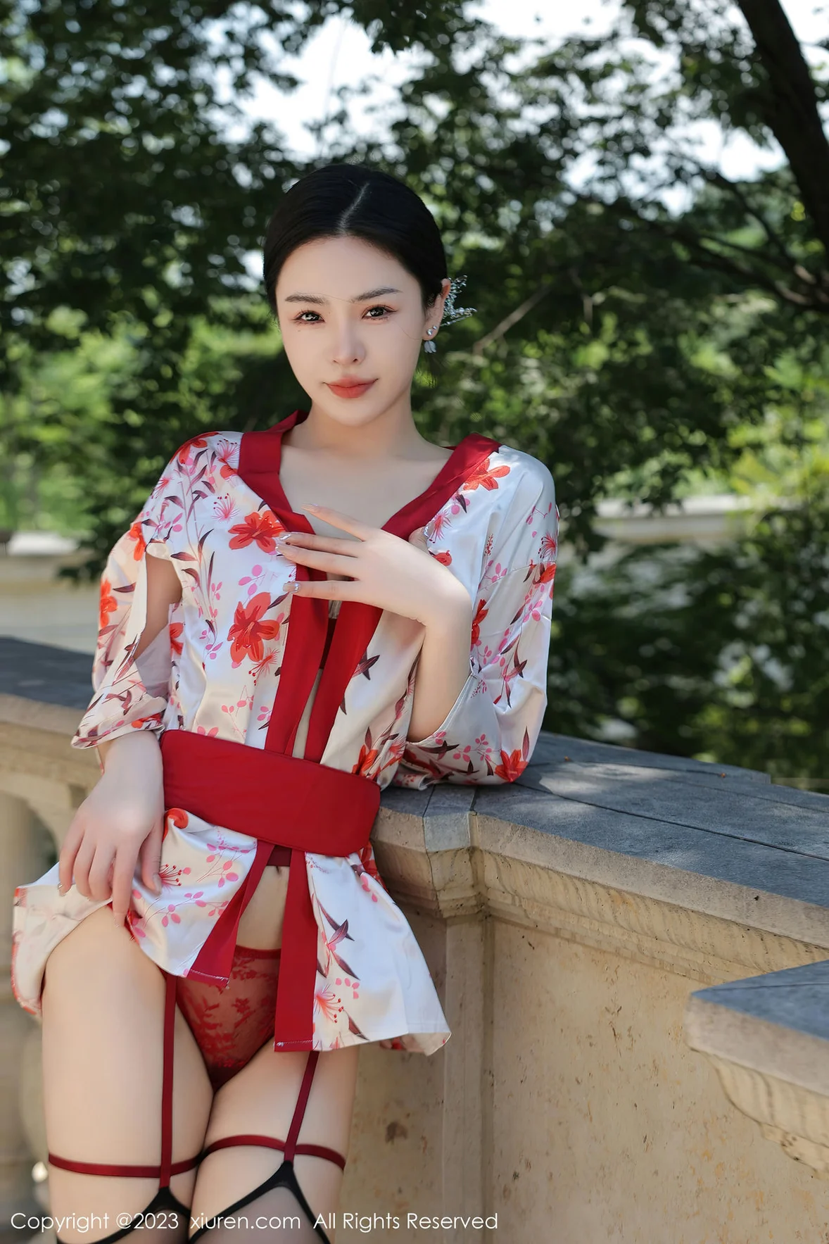 XiuRen 秀人 No.7177 米粒子 丝绸睡衣性感写真 [51P]