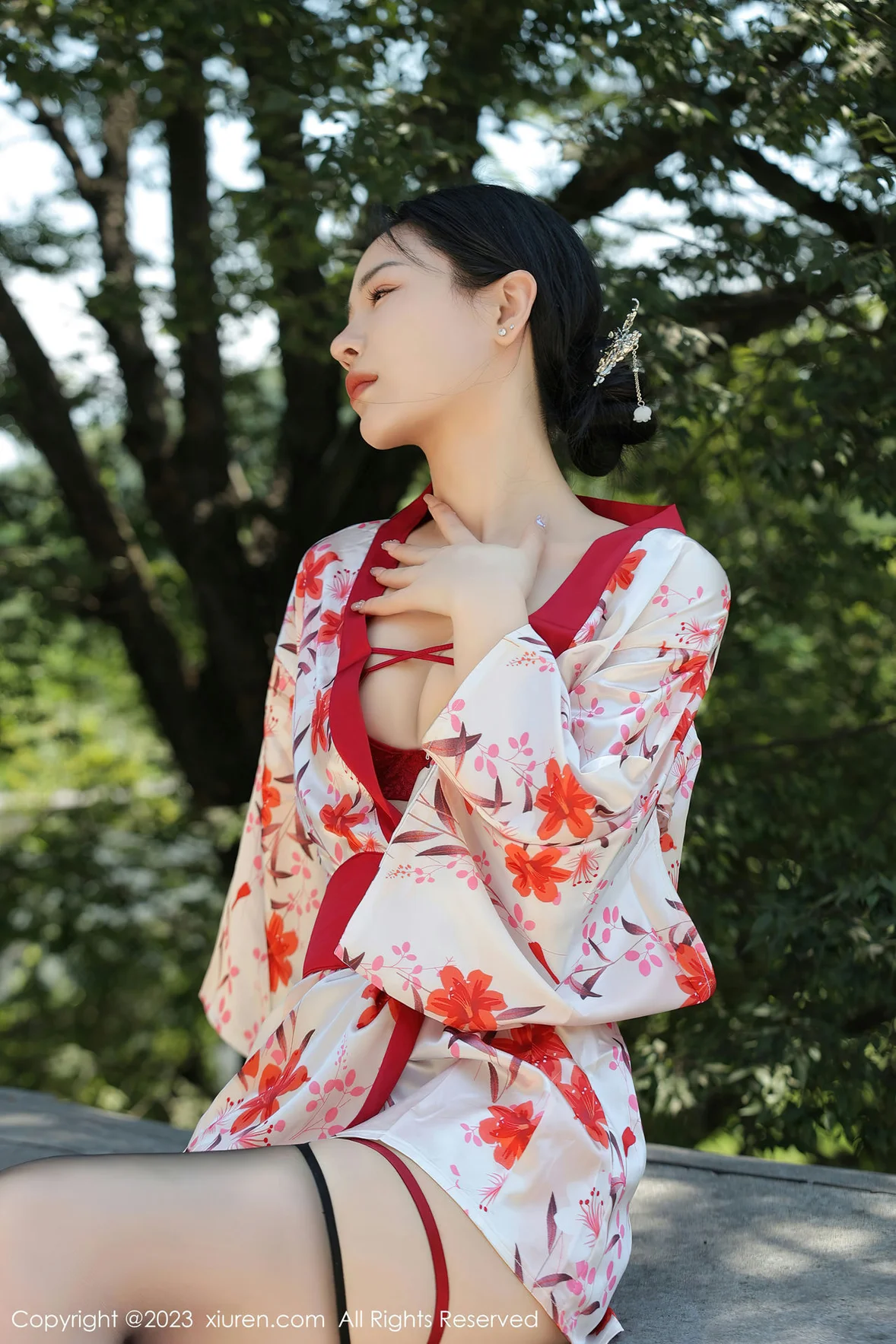 XiuRen 秀人 No.7177 米粒子 丝绸睡衣性感写真 [51P]