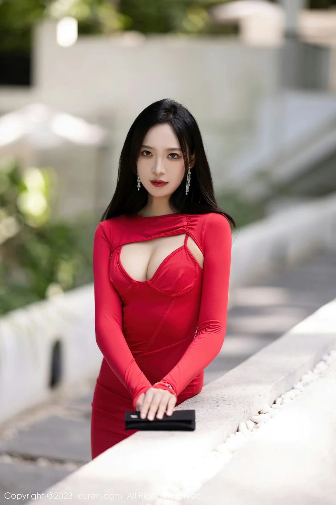XiuRen 秀人 No.7194 郑颖姗Bev 红色蕾丝服饰性感写真 [84P]