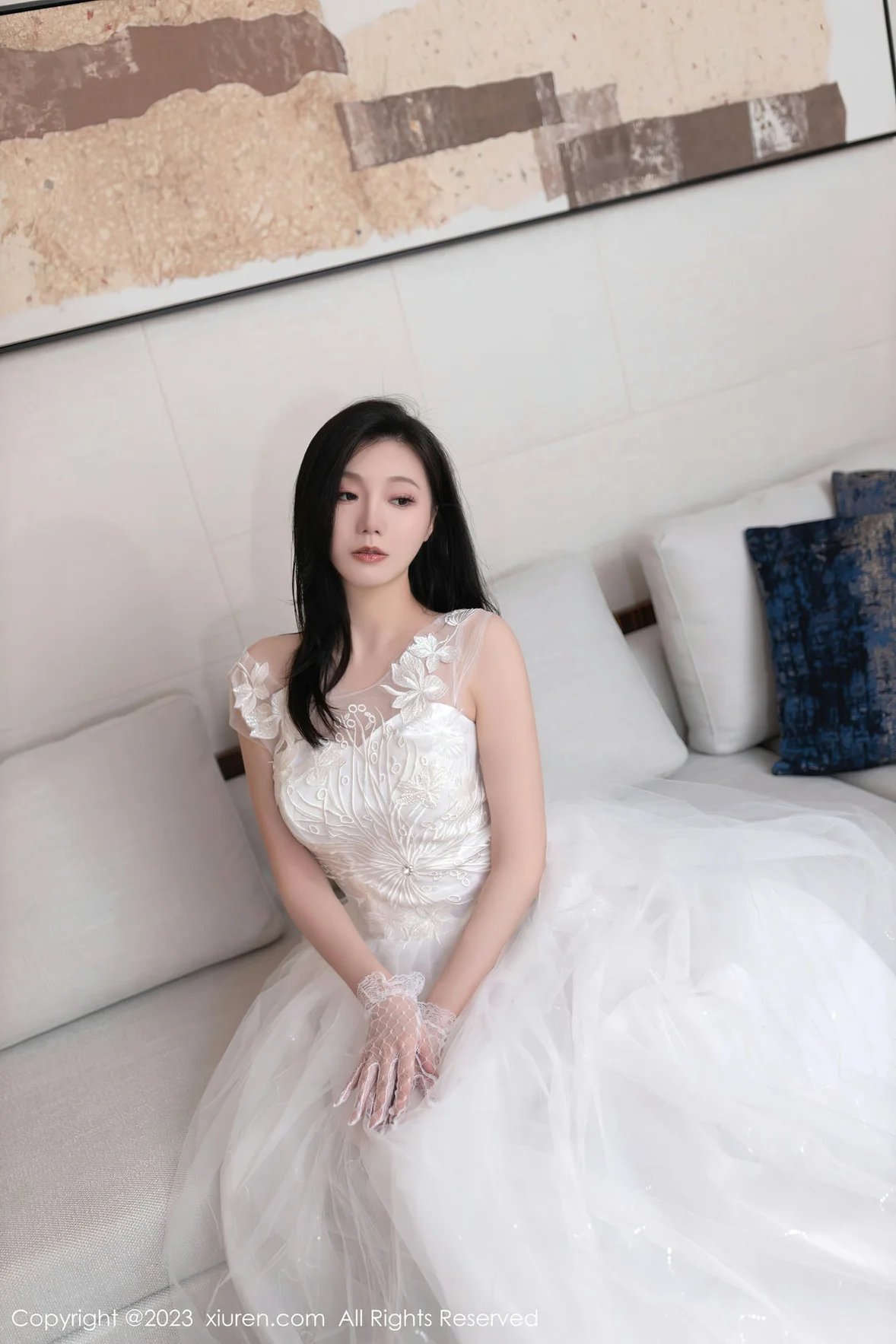 XiuRen 秀人 No.7201 安然anran 白色婚纱性感写真 [80P]