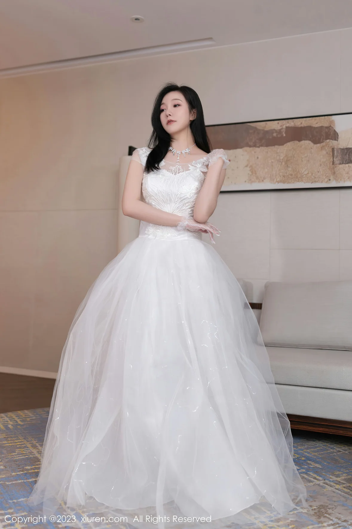 XiuRen 秀人 No.7201 安然anran 白色婚纱性感写真 [80P]