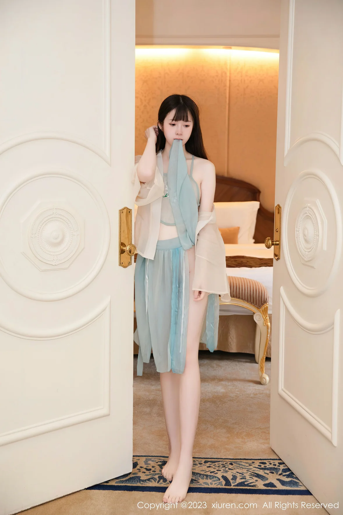 XiuRen 秀人 No.7321 林悠悠 肚兜古装清纯甜美 [87P]