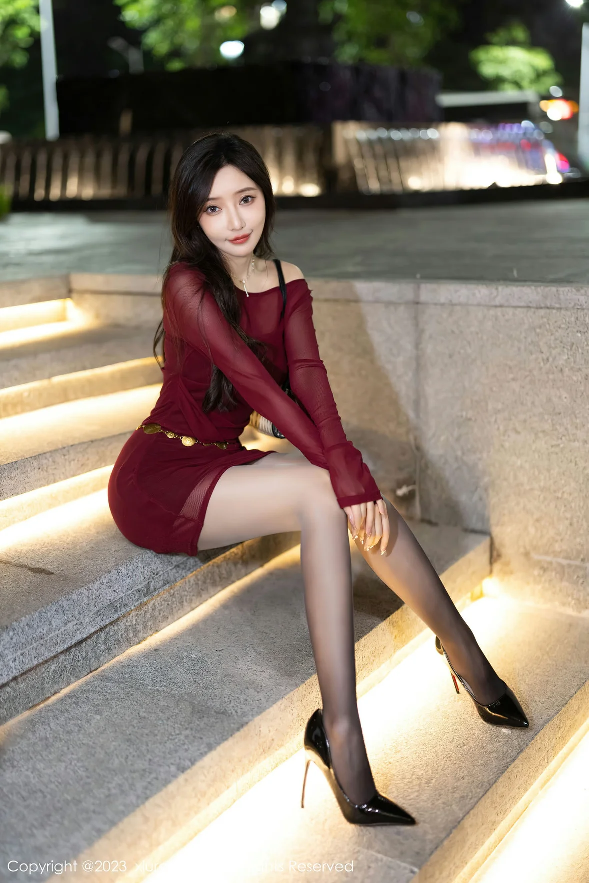 秀人网 No.7400 王馨瑶yanni 黑色情趣内衣安吉旅拍 [93P]