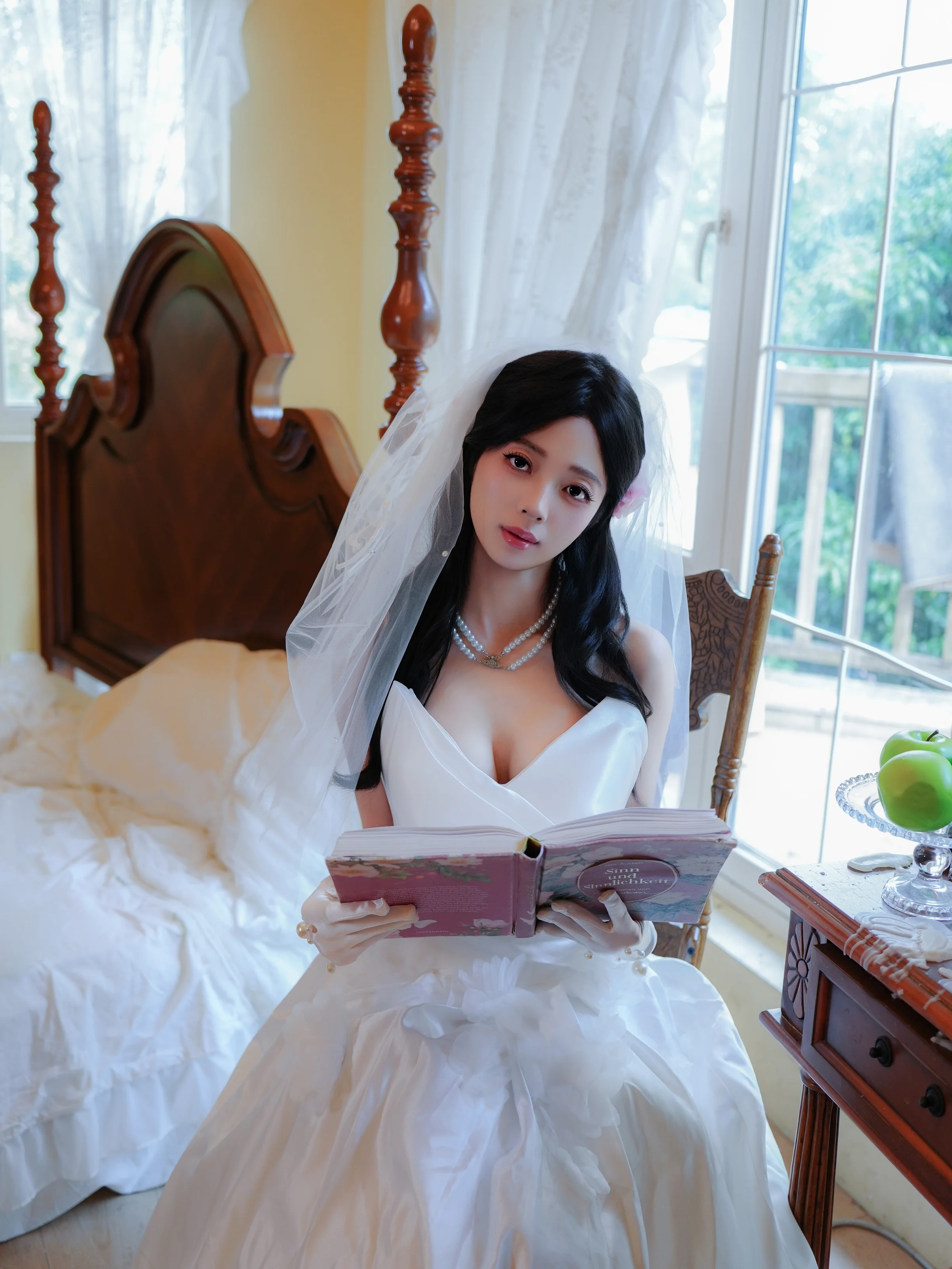 XiuRen 内购版 No.10769 朱朱 molly 新人作品 洁白婚纱 [77P]
