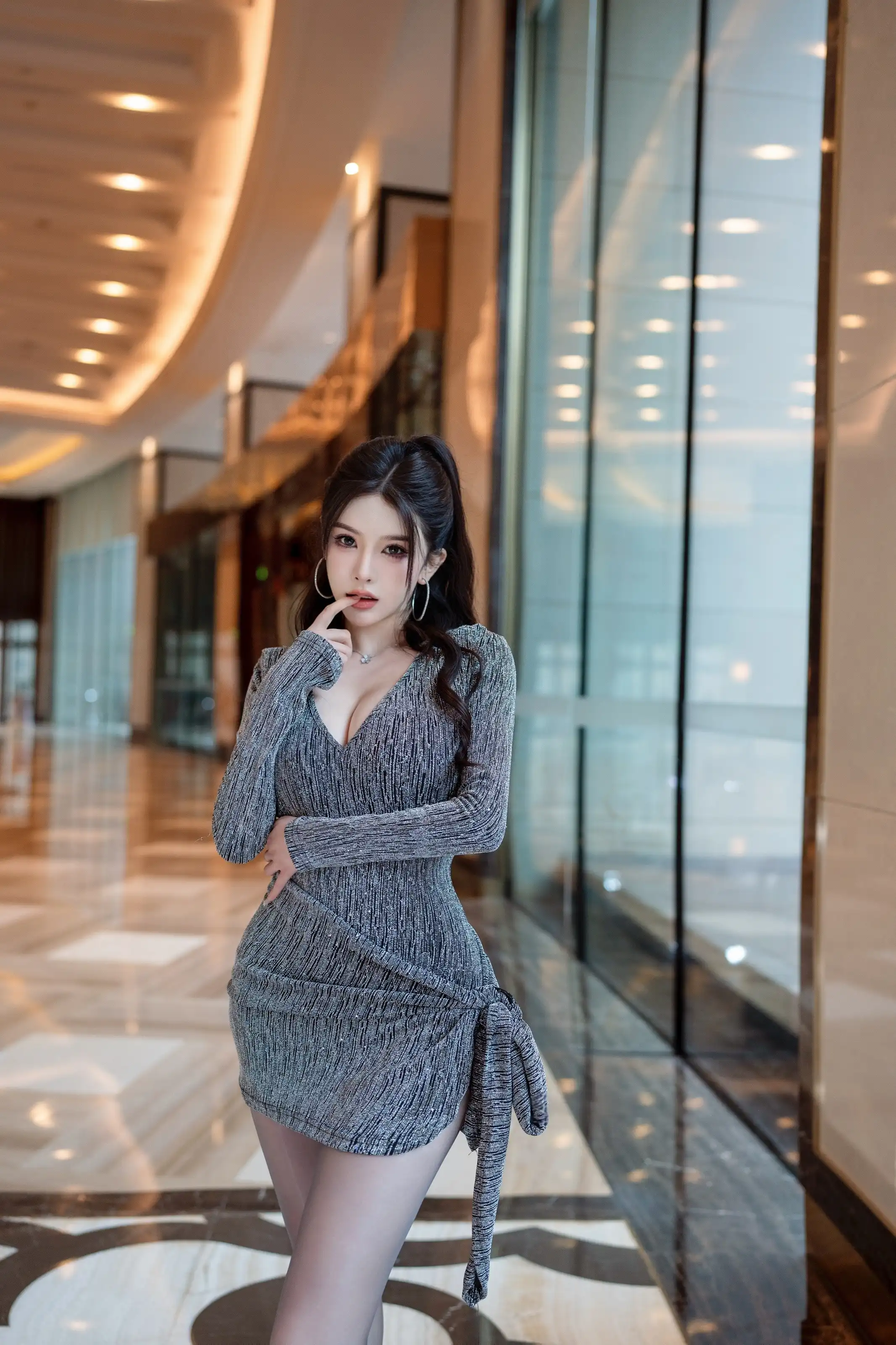 星颜社 内购版 Vol.427 李丽莎 开裆黑丝[89P]