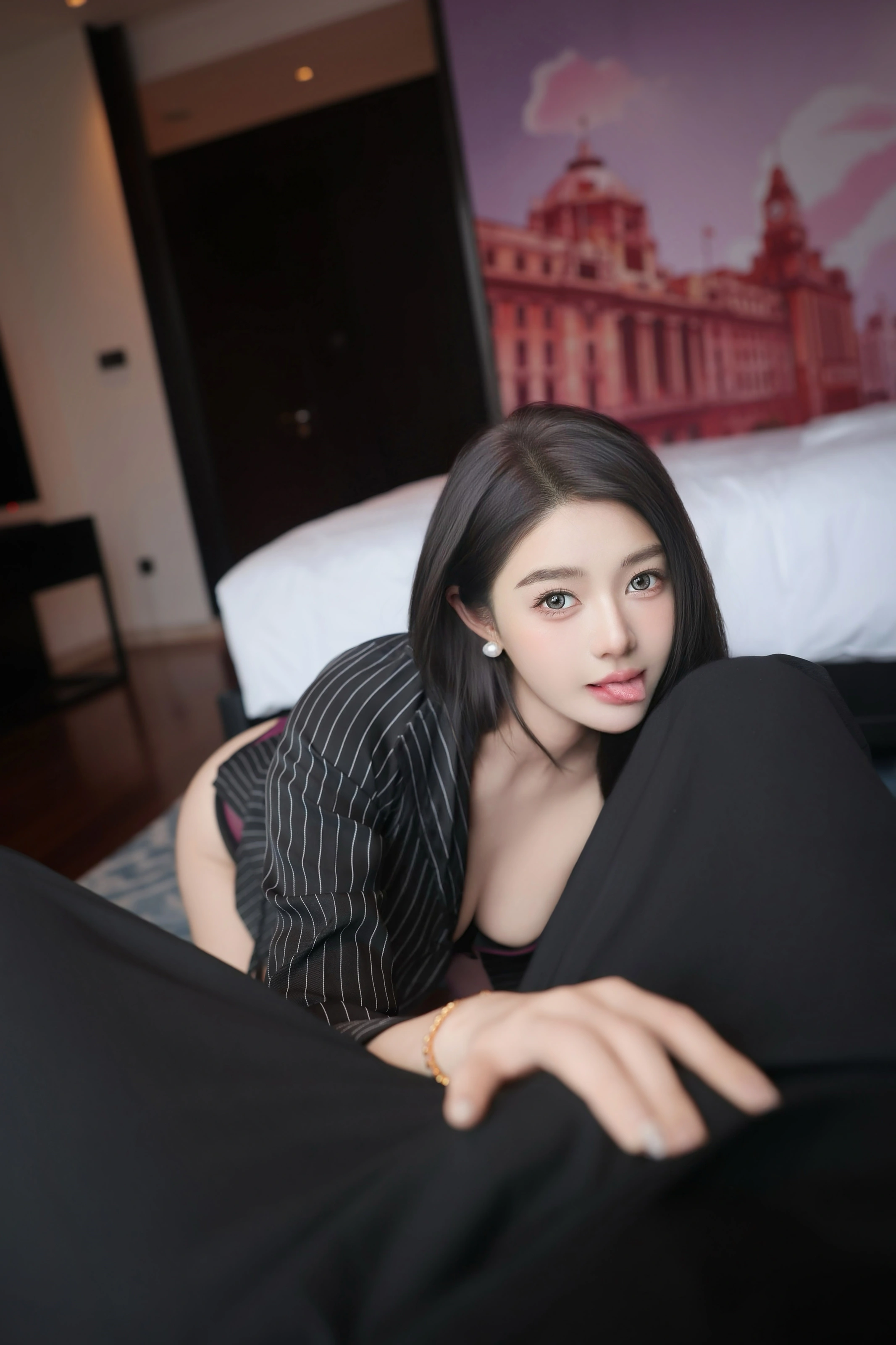 XiuRen 内购版 No.10053 Candy糖糖 紫色丝袜 [85P]