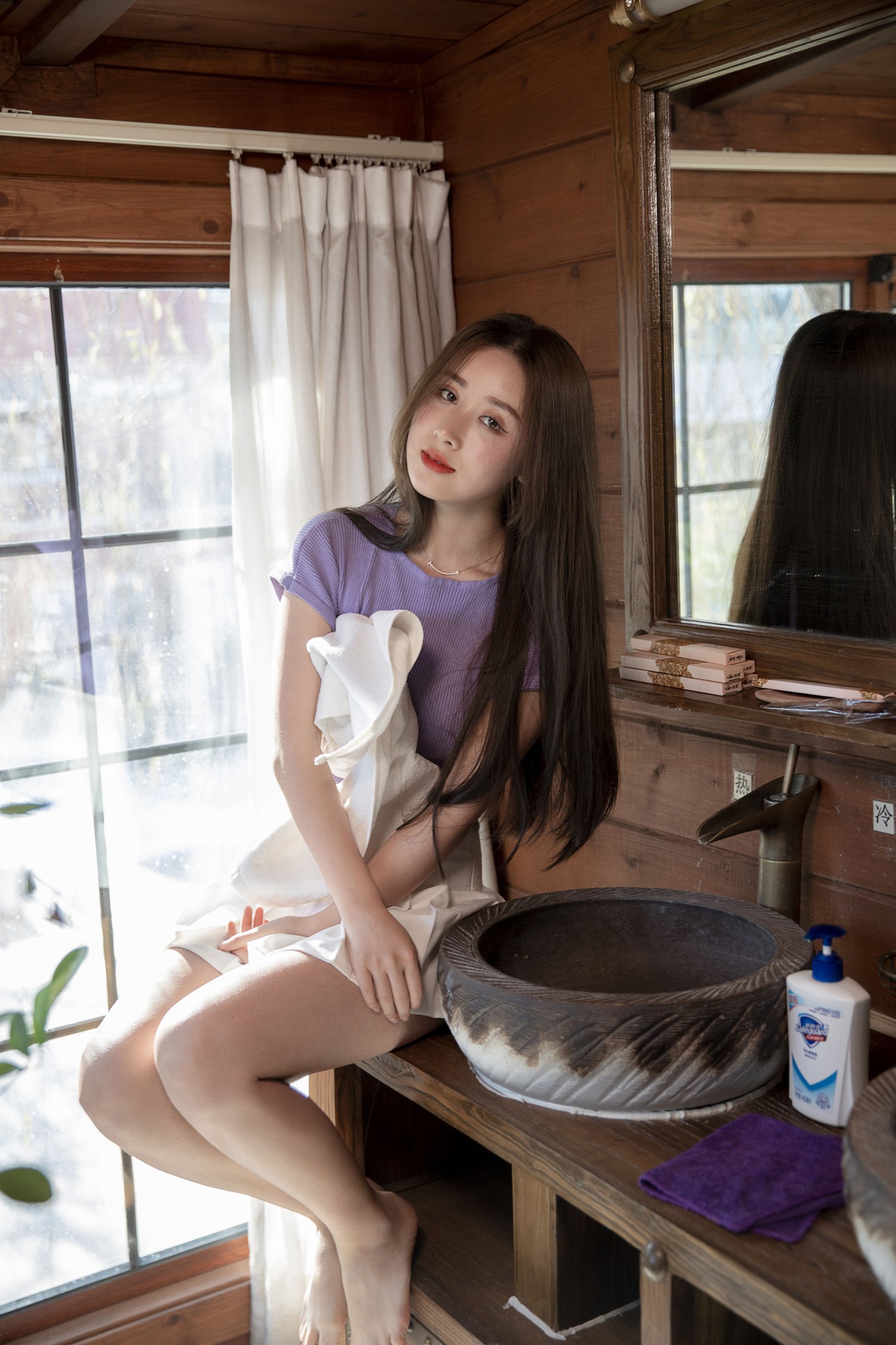 文倩 – 《窗前的美好时光》[35P]