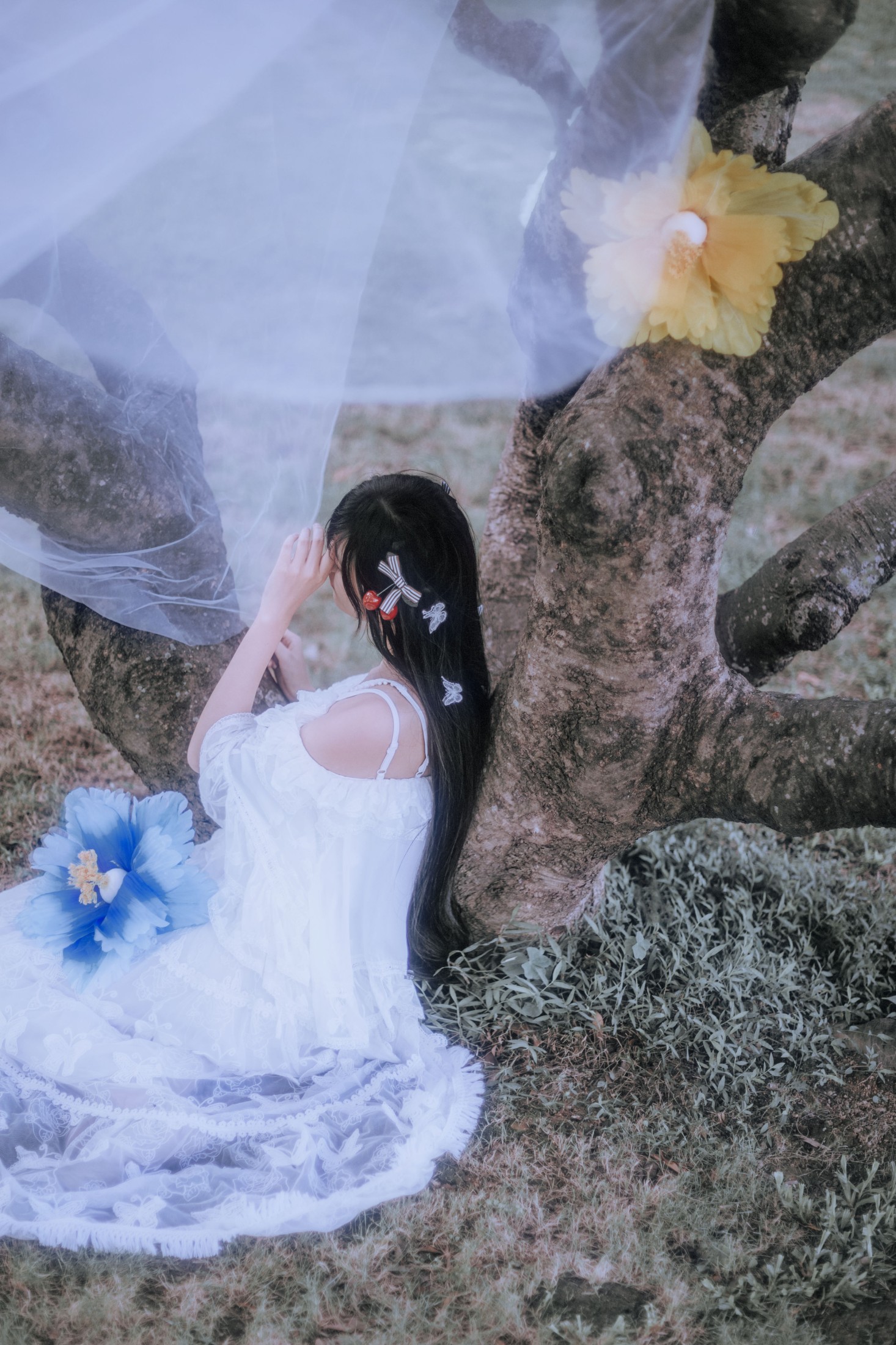 颖儿 – 《花的嫁纱》[22P]