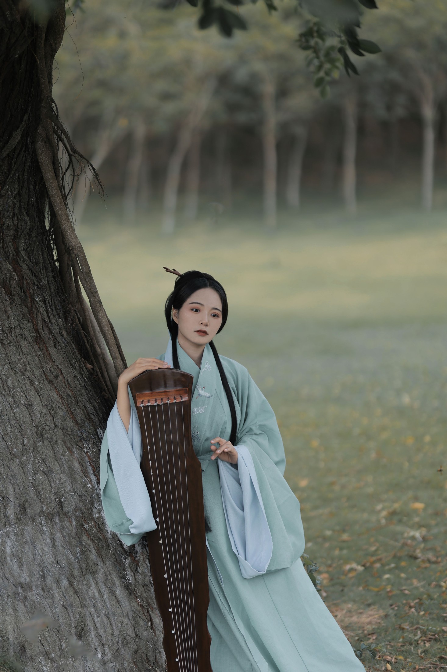 模特合集 – 《山中抚琴》[25P]