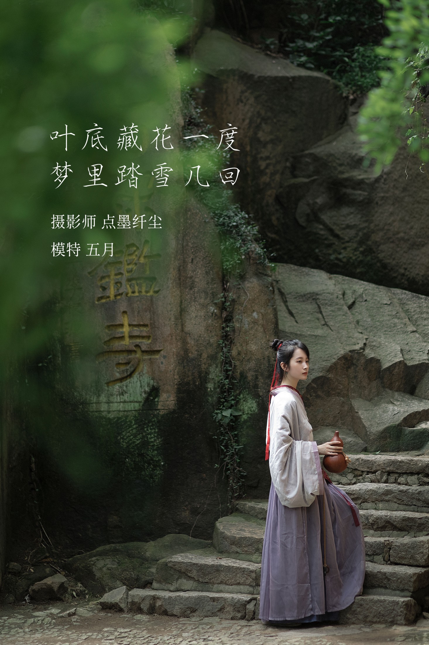 叶底藏花一度,梦里踏雪几回