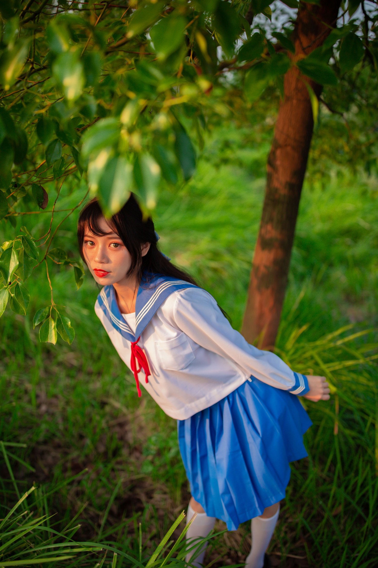 一只橙子 – 《JK少女》[48P]