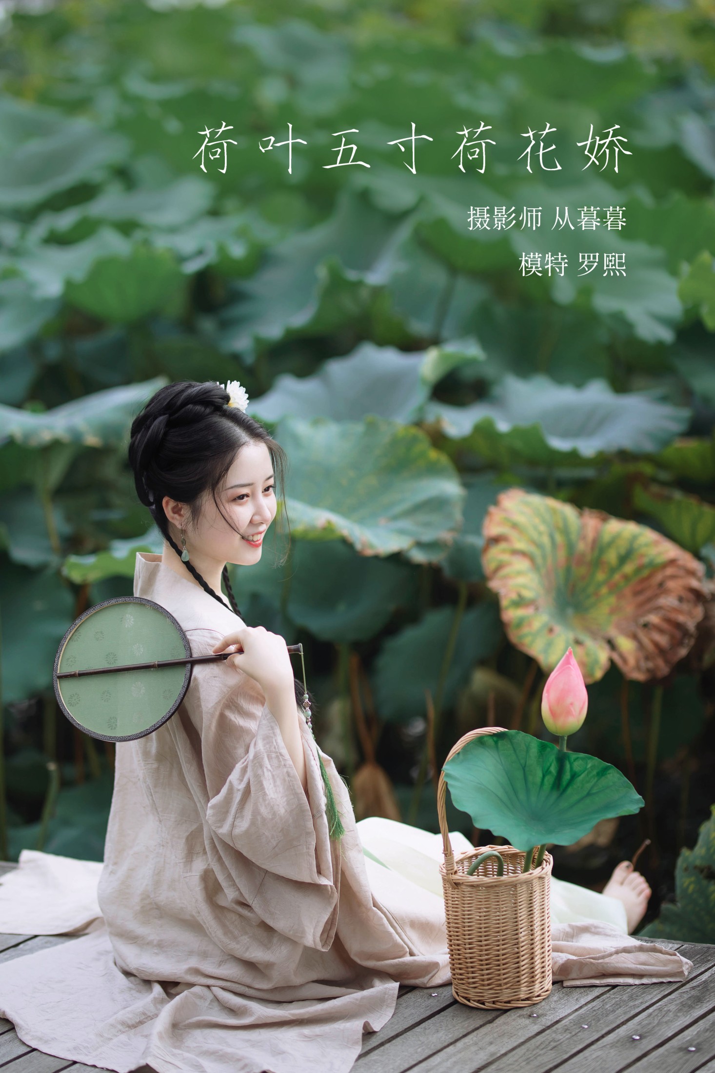 罗熙 – 《荷叶五寸荷花娇》[19P]