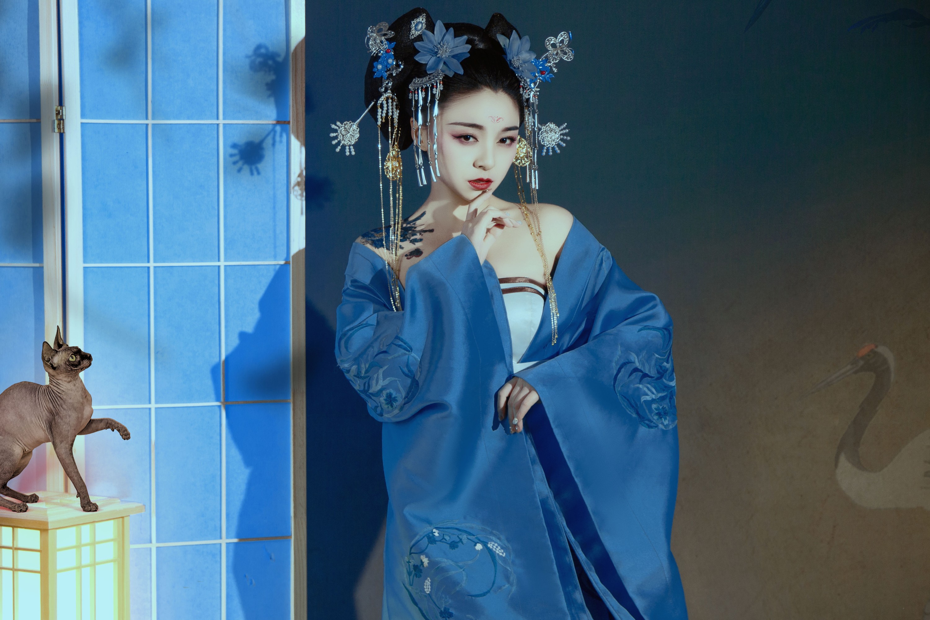 倩宝 – 《夜笙鹤2》[22P]