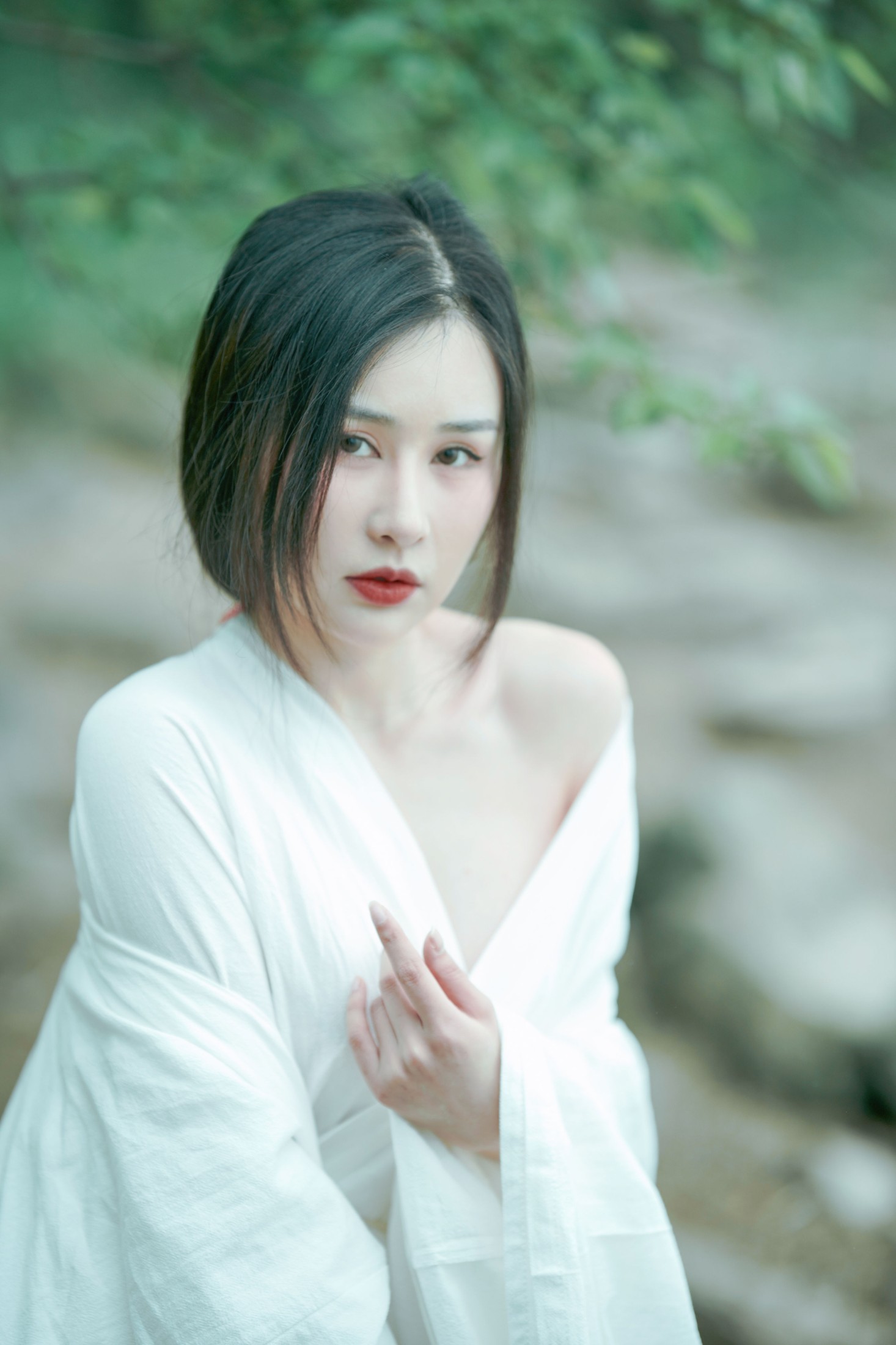 雅熙有婴儿肥 – 《染红尘》[25P]