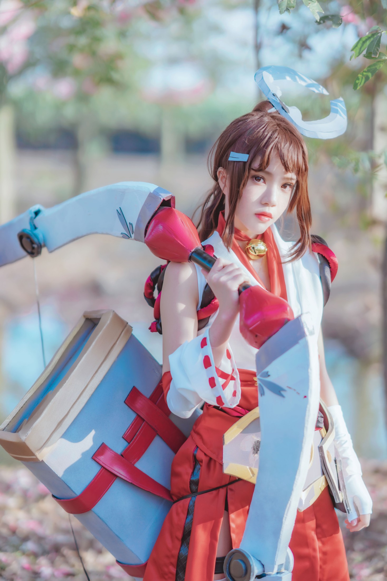 桜桃喵 – 《花见巫女》[33P]