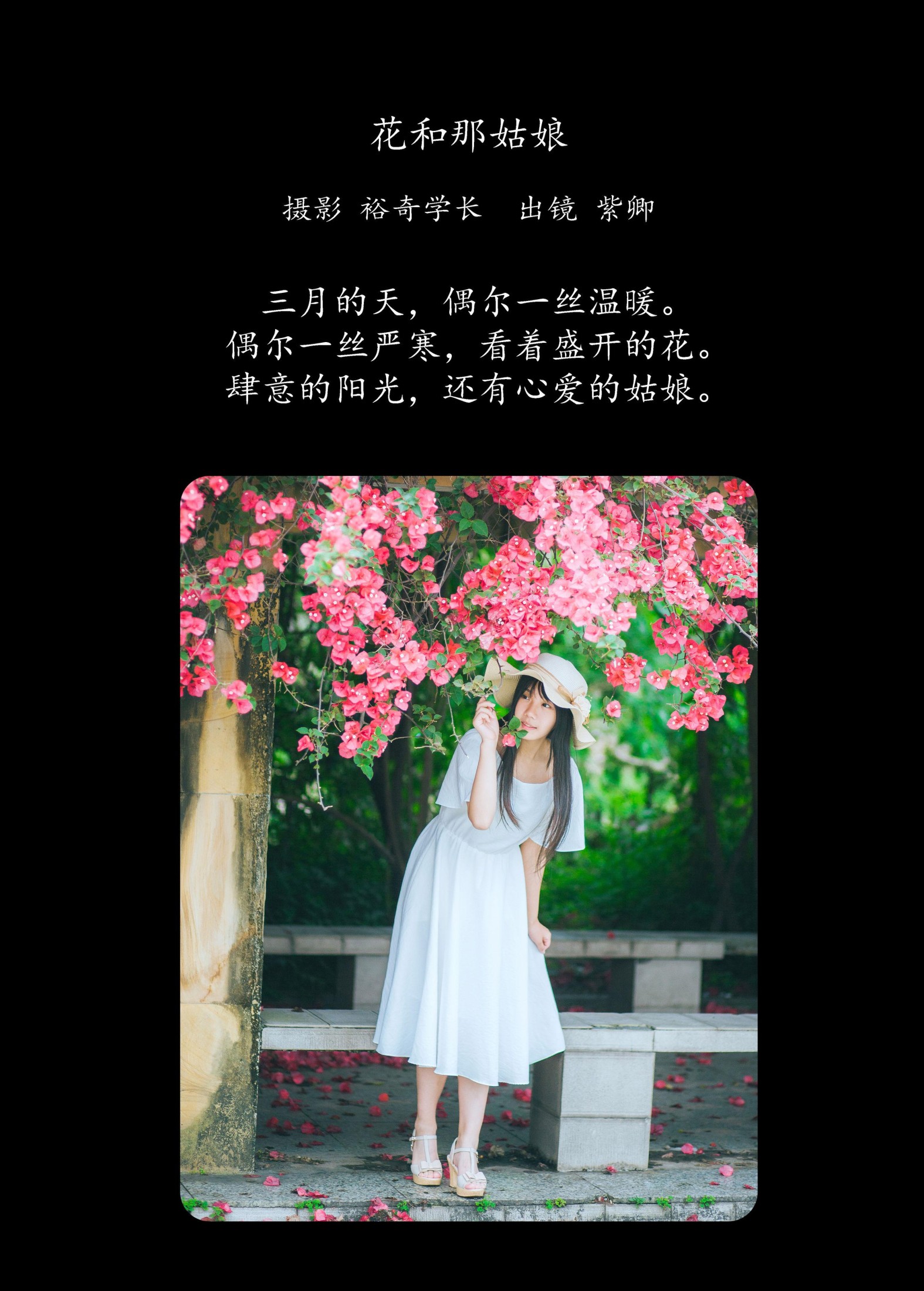紫卿 – 《花和那姑娘》[23P]