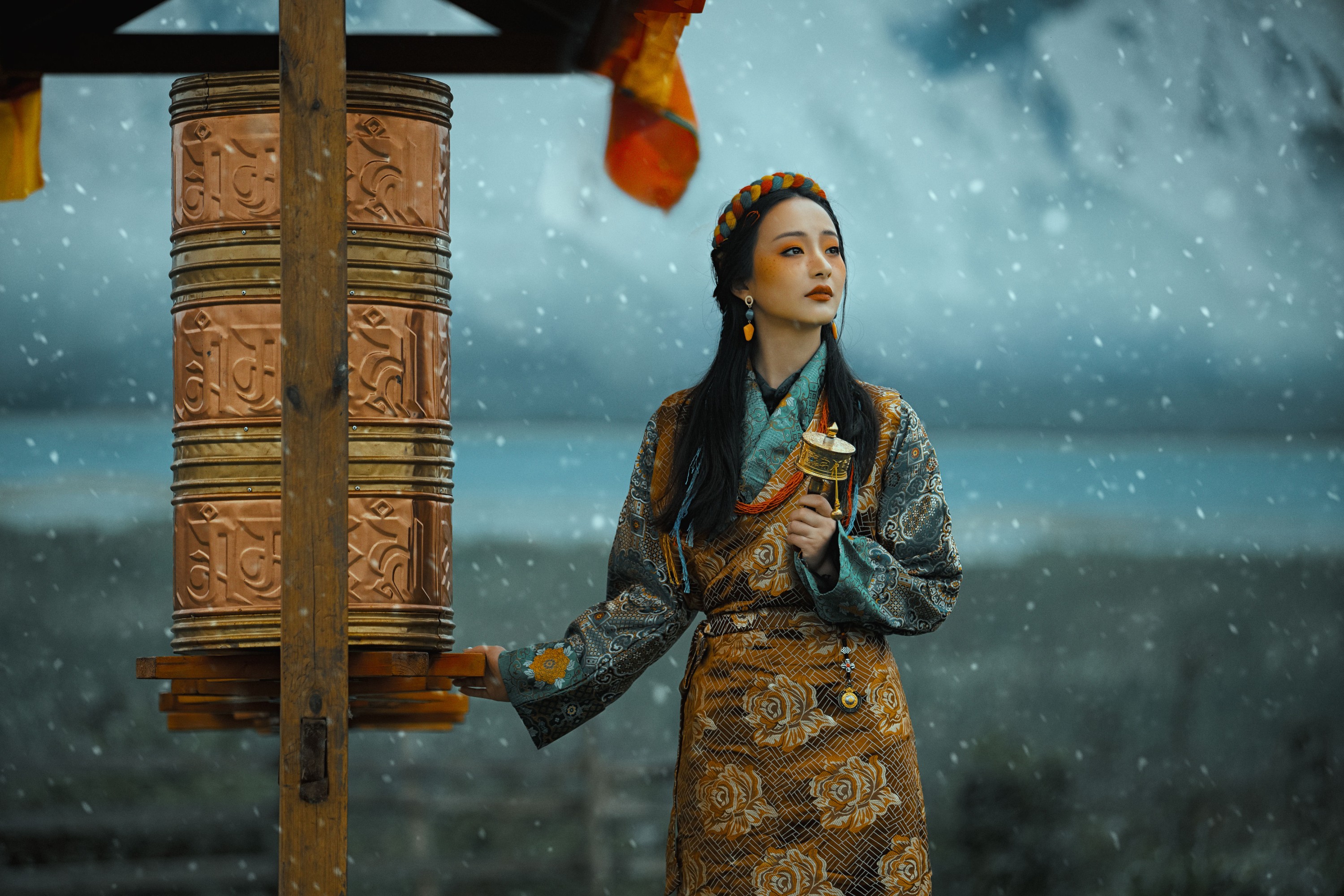修水凝花 欢欢 – 《阿姐鼓的传说》[50P]