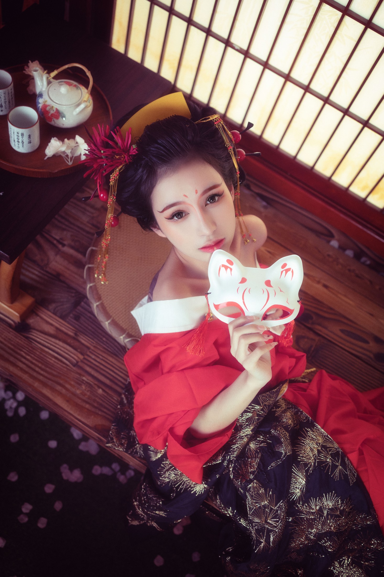 可爱温泉蛋 – 《花魁》[24P]