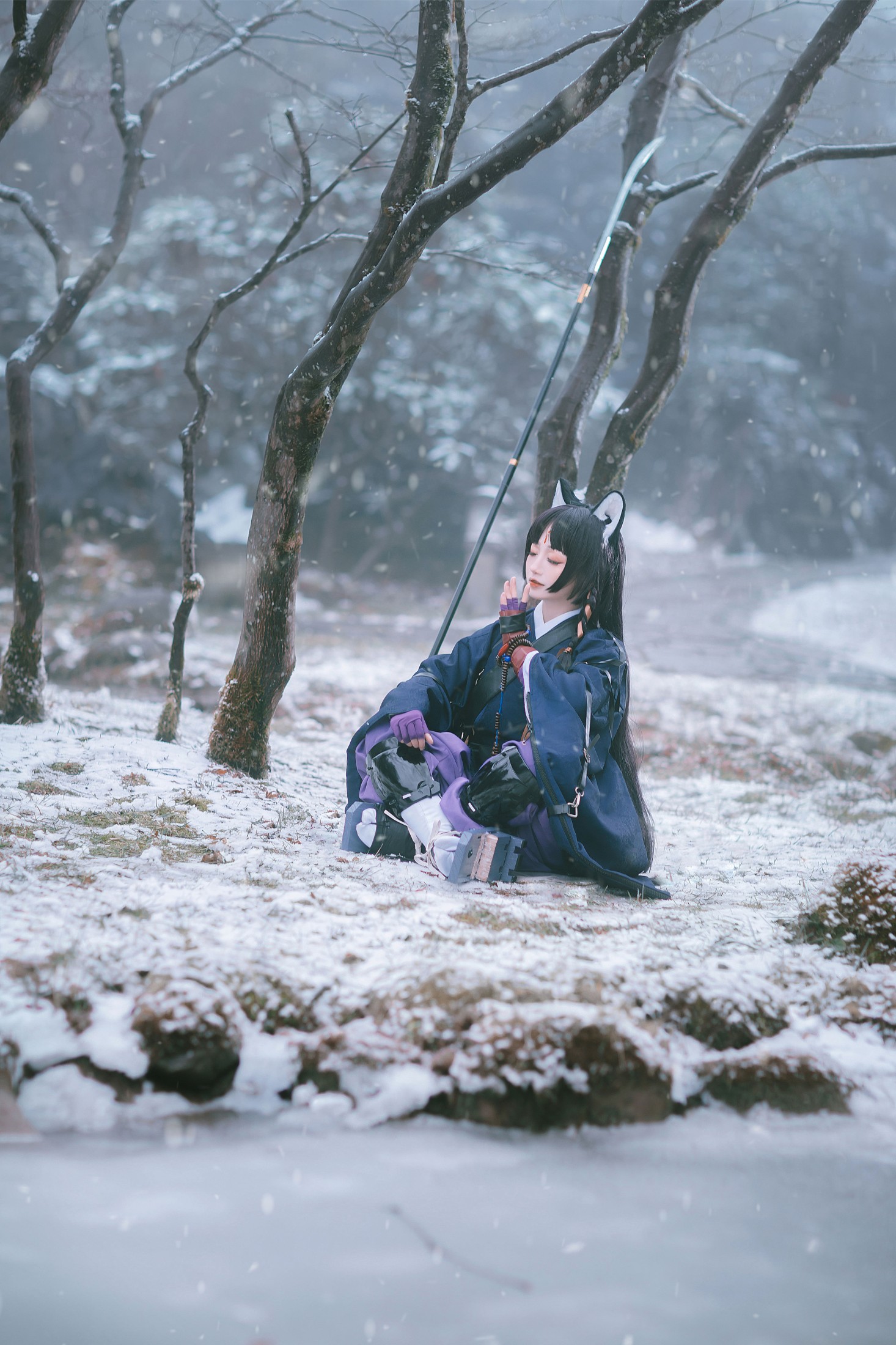 遥山药药 – 《嵯峨 ~雪山的修炼》[21P]