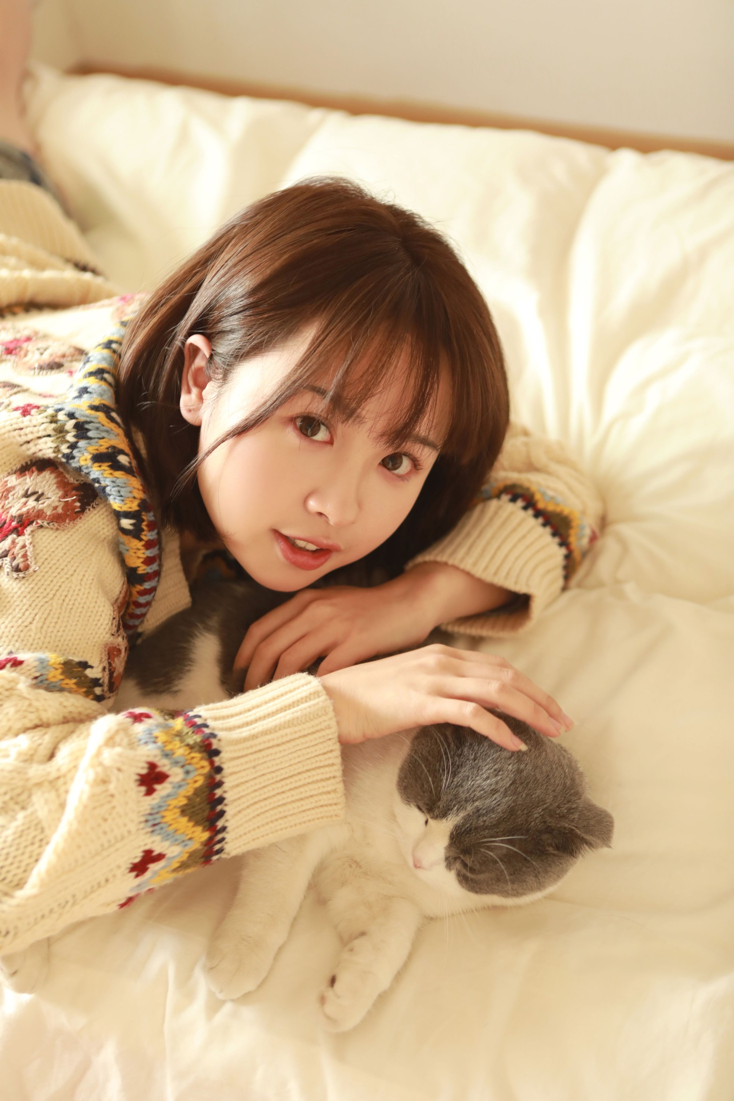 大元梦二 – 《她和她的猫》[34P]