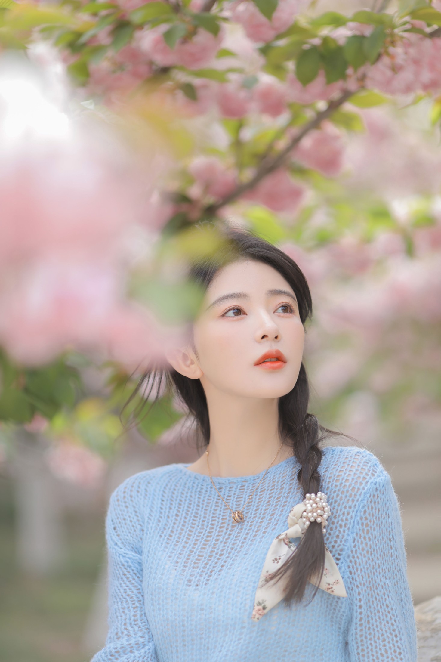 杨伊墨 – 《粉蓝晚樱》[29P]