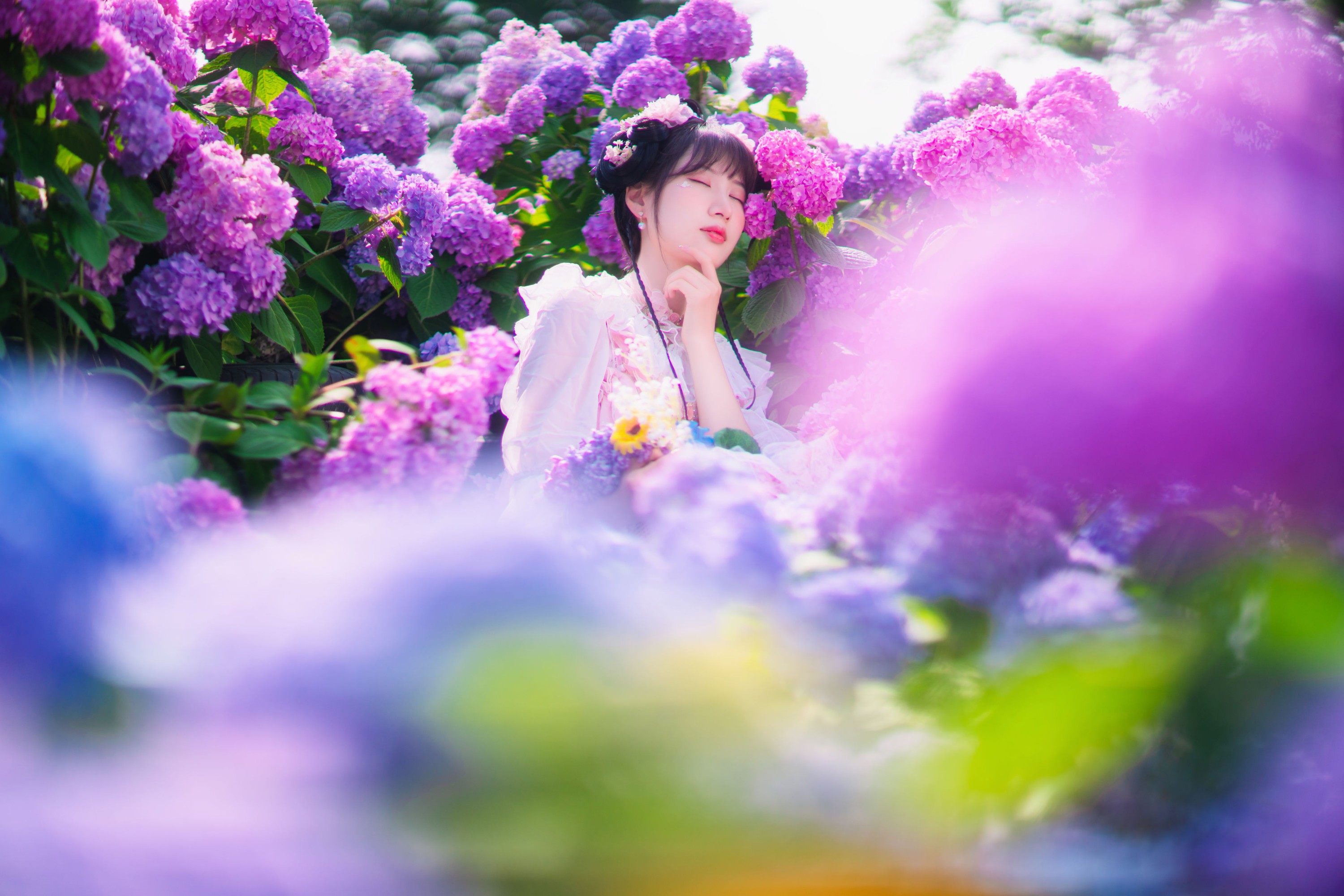 初茶 – 《映花面》[36P]