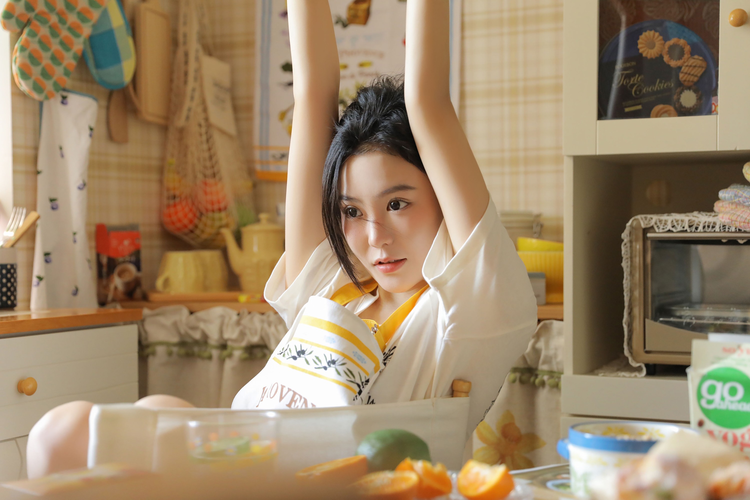 苡萱mua – 《橙味小厨娘》[43P]