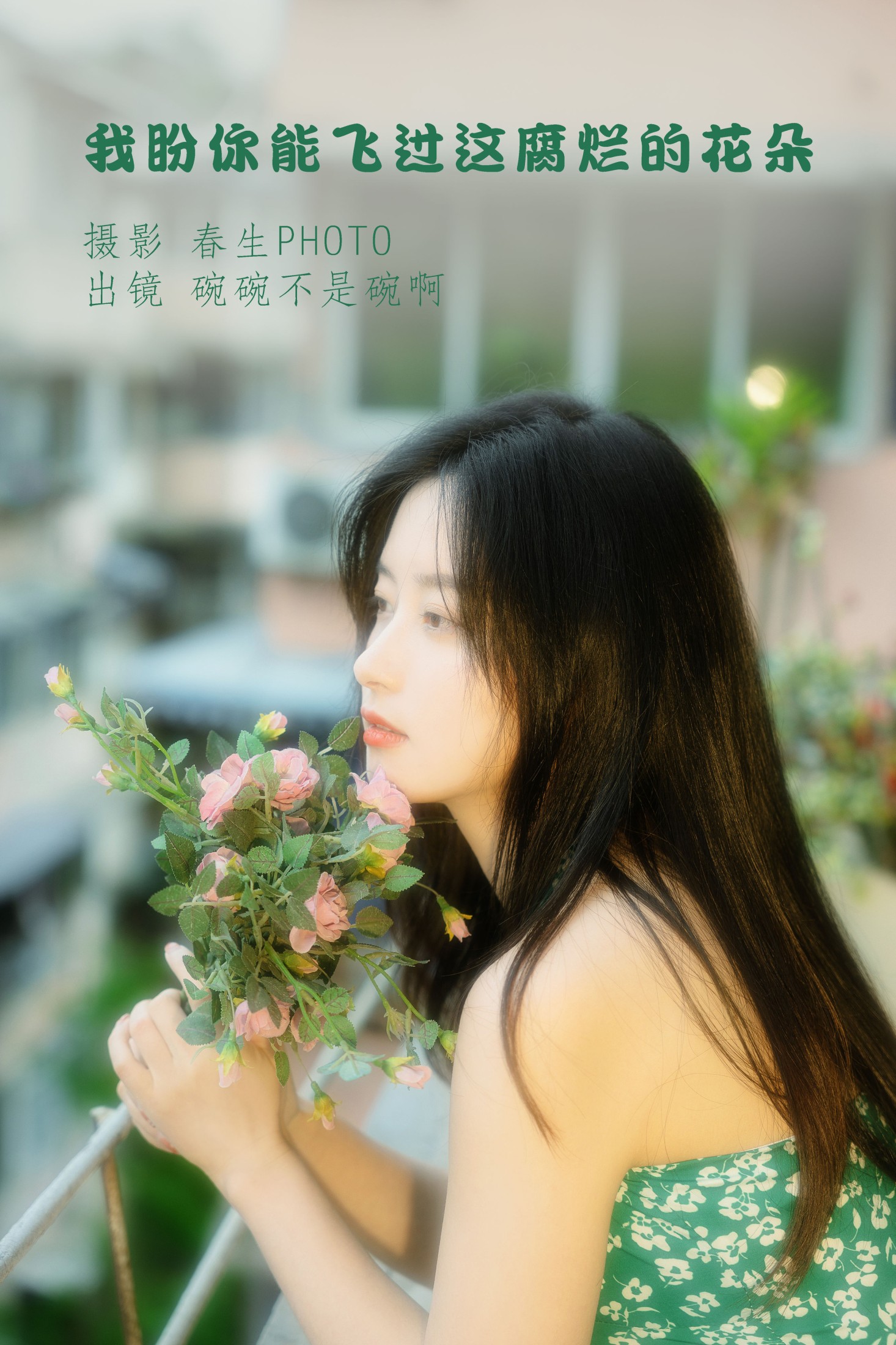 我盼你能飞过这腐烂的花朵