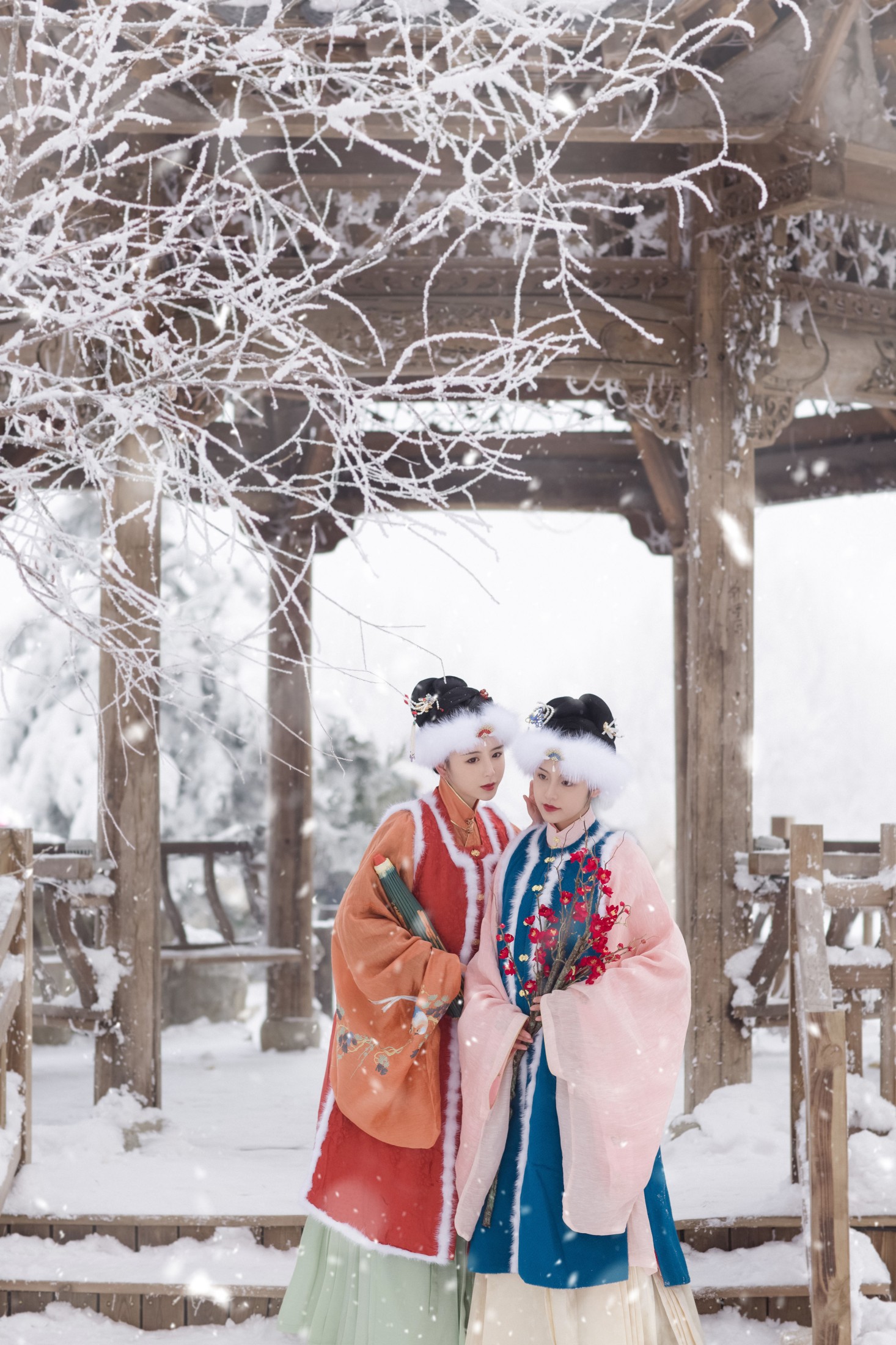 言欢不喝酒 沐槿cutie – 《踏雪寻梅》[26P]