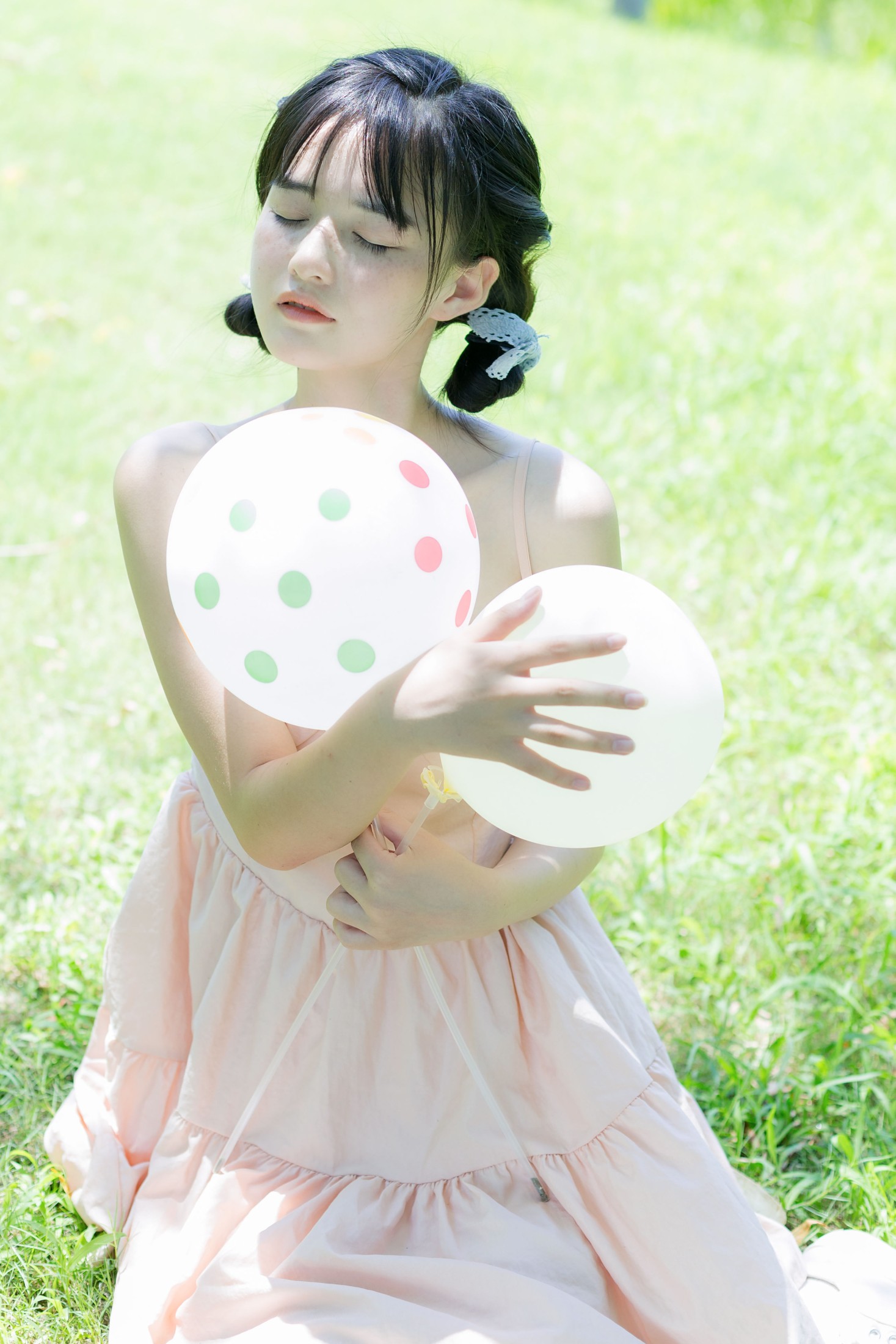 小怡妹妹cute – 《雀斑少女的夏日绮梦》[30P]