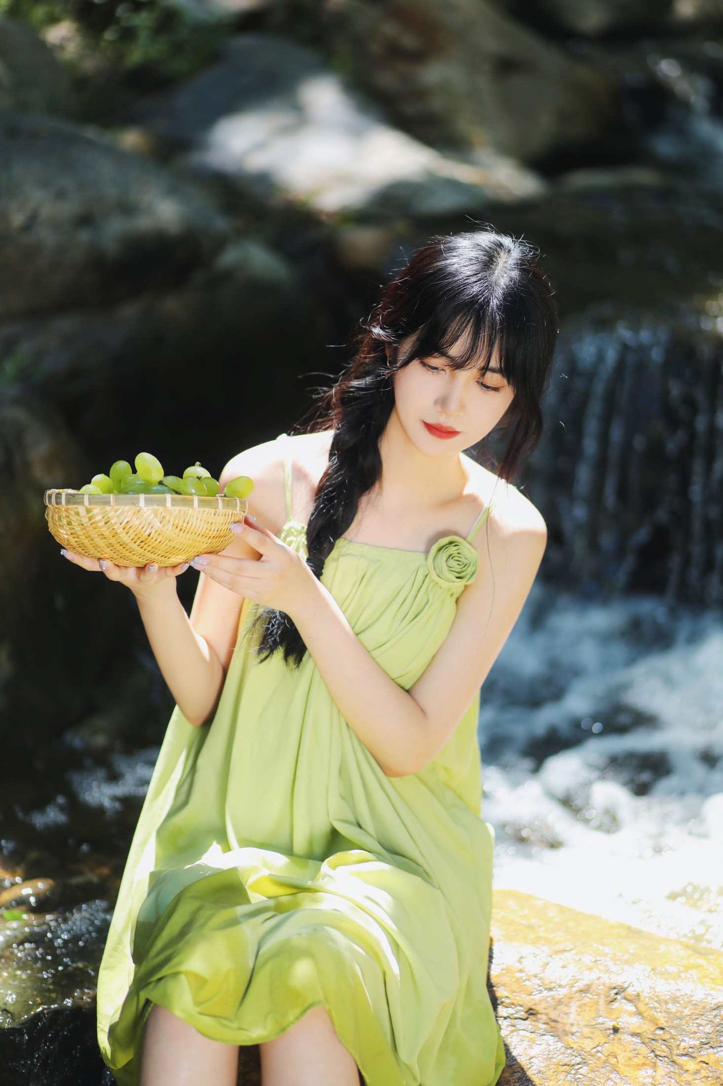 淺櫻桃奈 – 《青提与清溪》[28P]