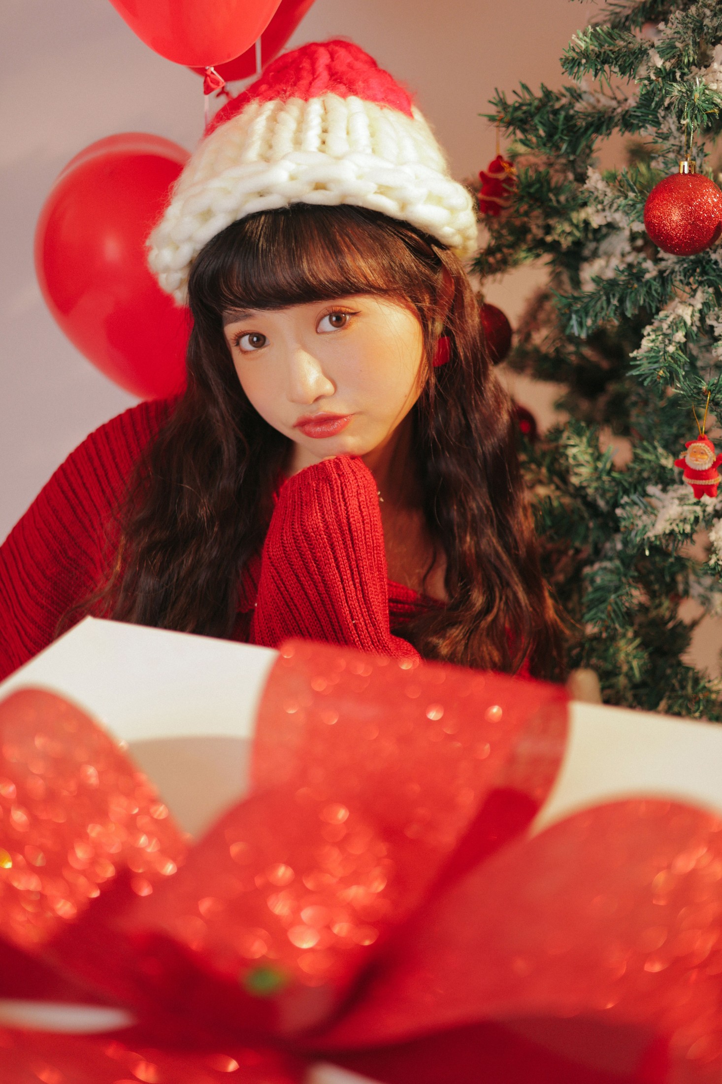 蓝胖子 – 《爱心红色圣诞》[33P]