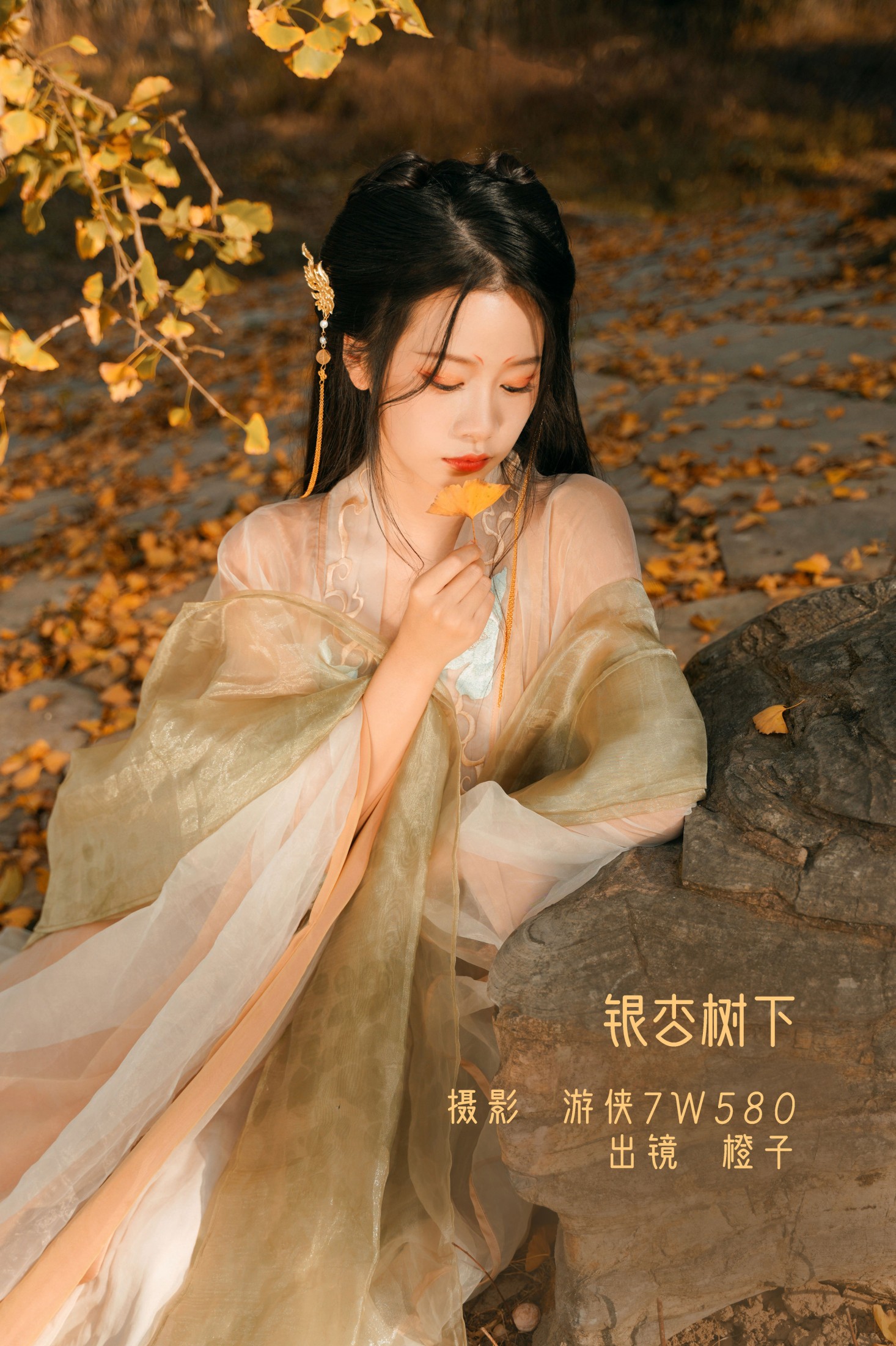 银杏树下