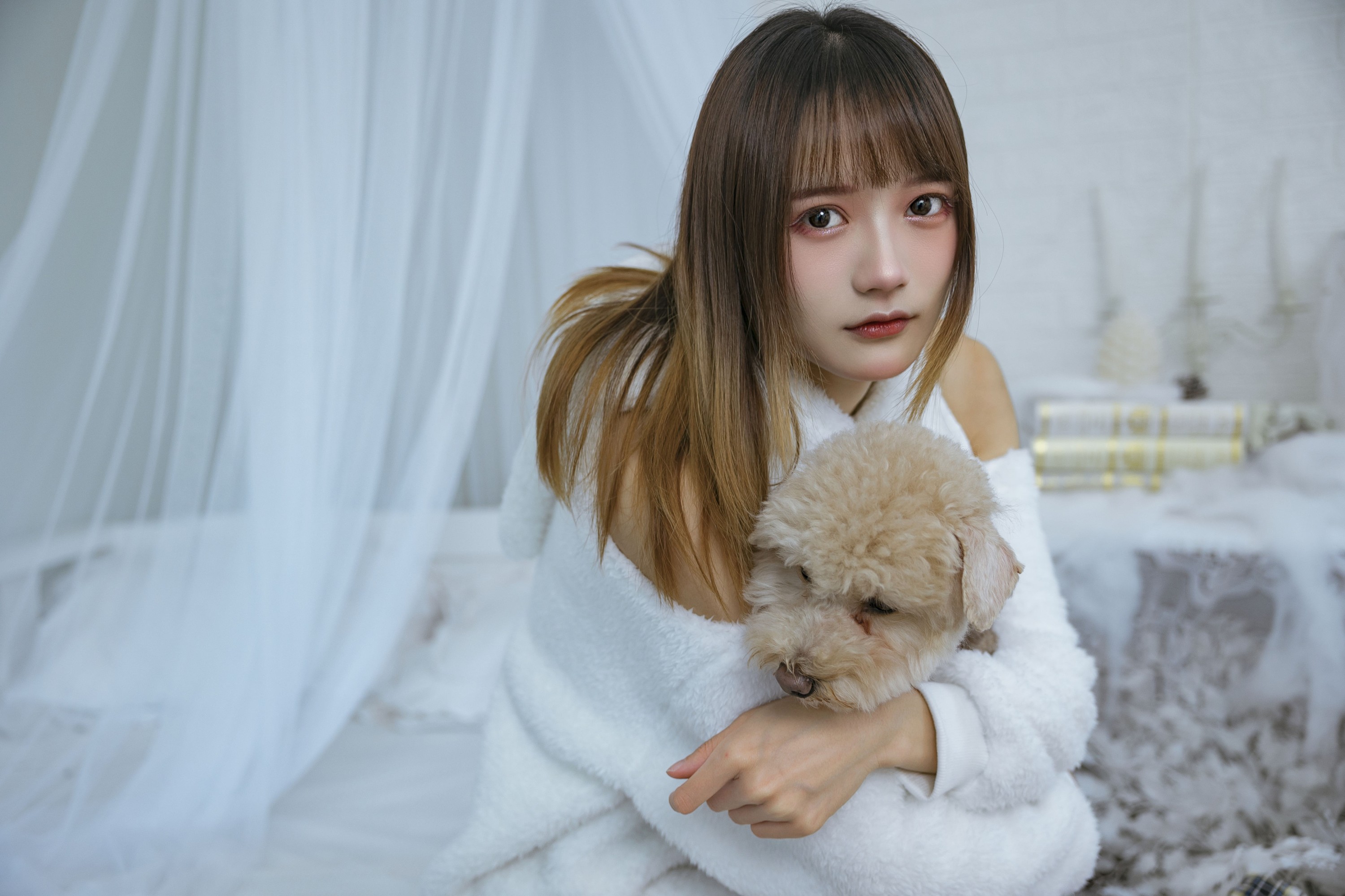 兔子Zzz不吃胡萝卜 – 《温馨少女与宠物们》[24P]