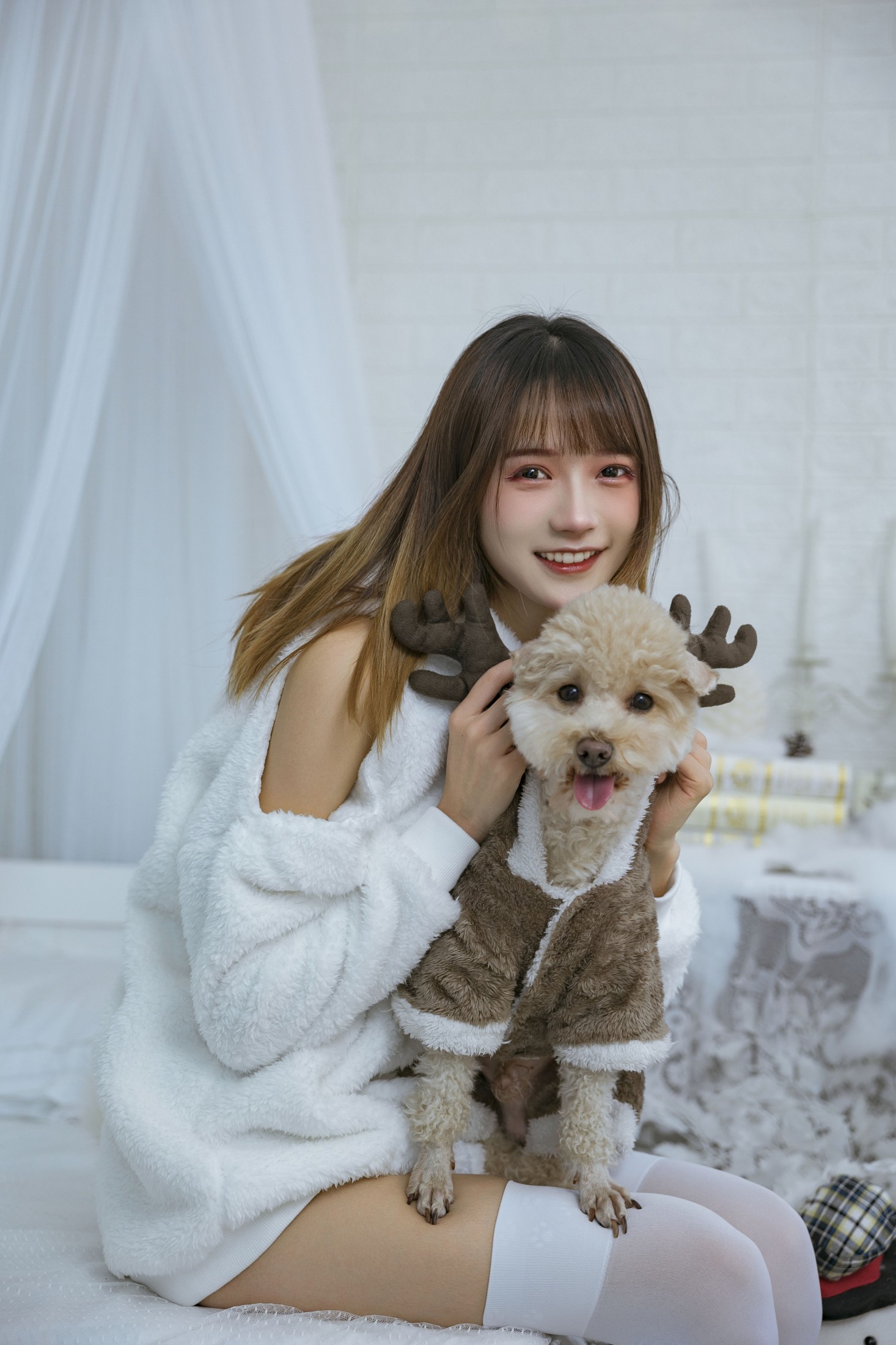 兔子Zzz不吃胡萝卜 – 《温馨少女与宠物们》[24P]