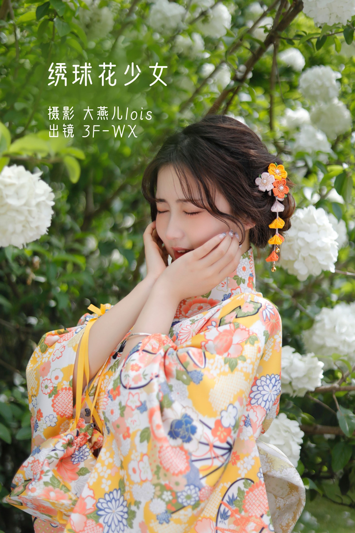 绣球花少女