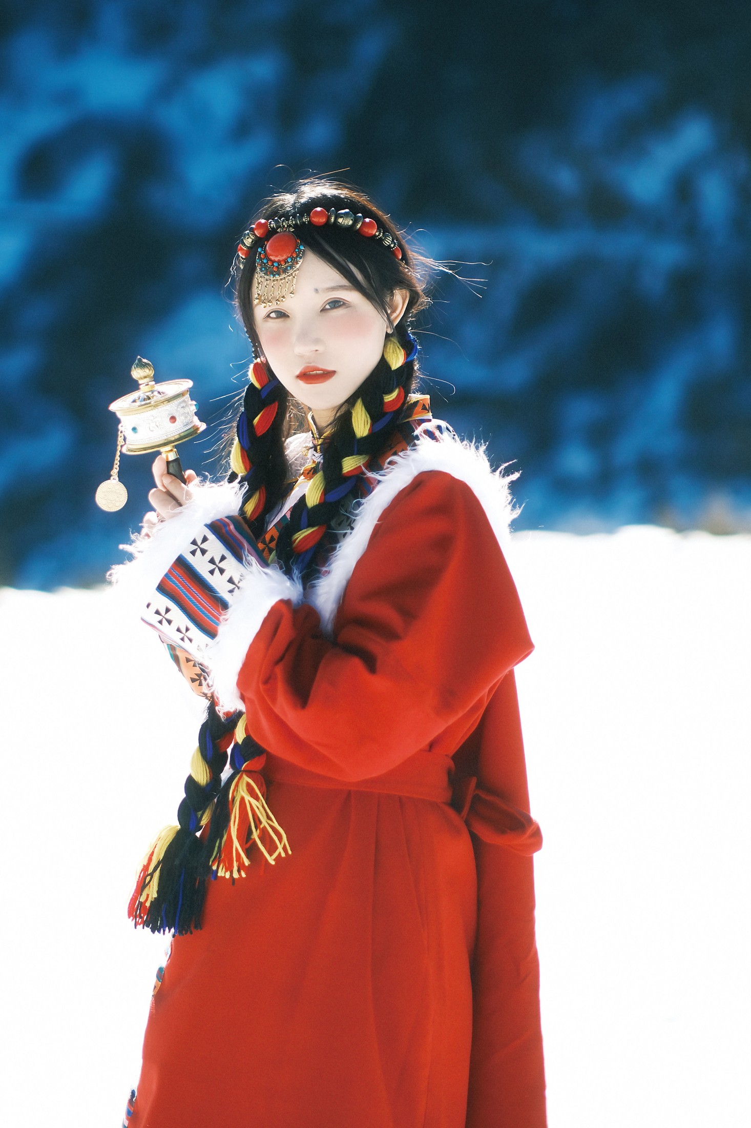 小霜 – 《我离不开神山，你带一支格桑花走吧》[22P]