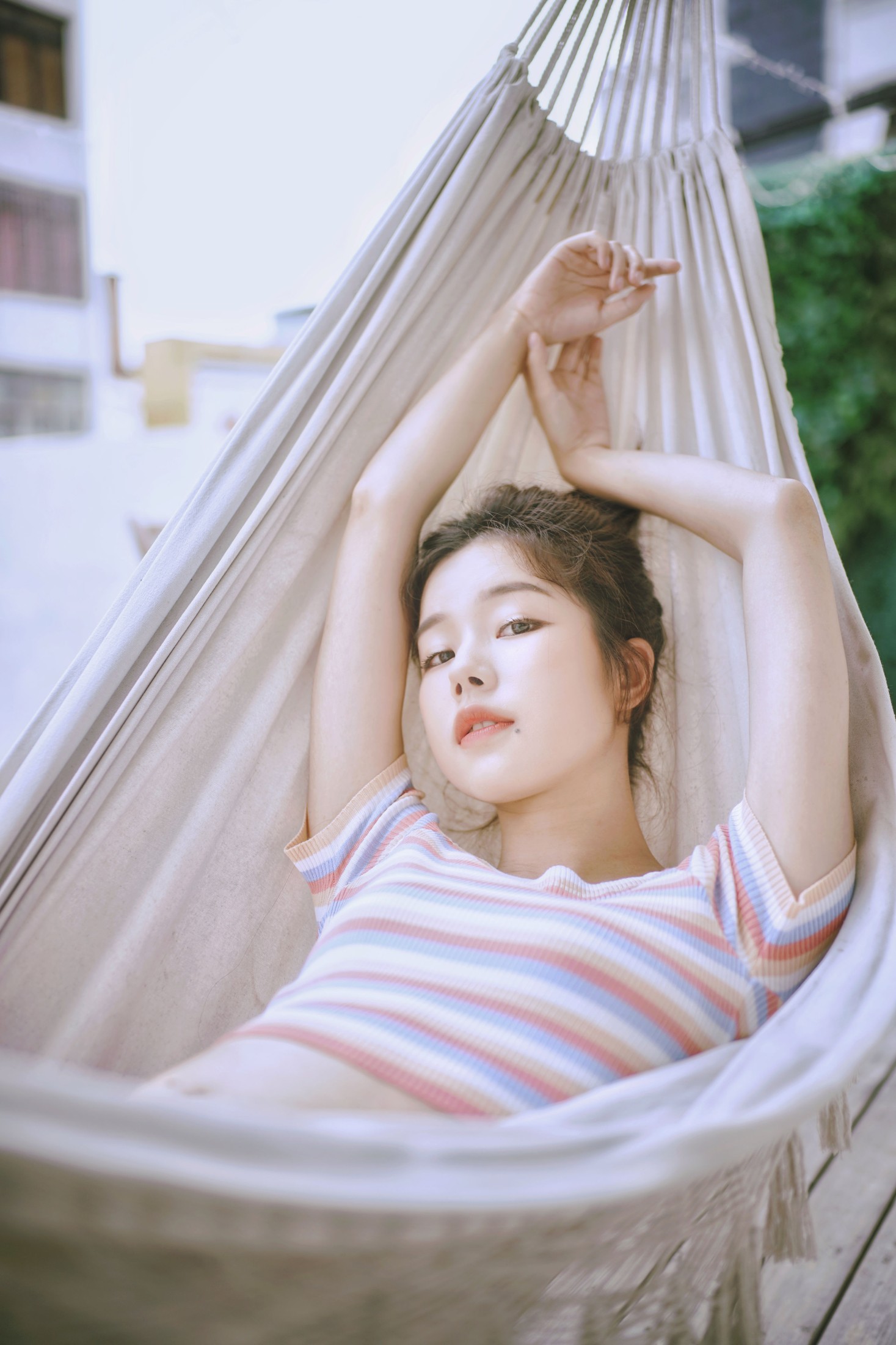 圈圈 – 《天台的水枪少女》[25P]