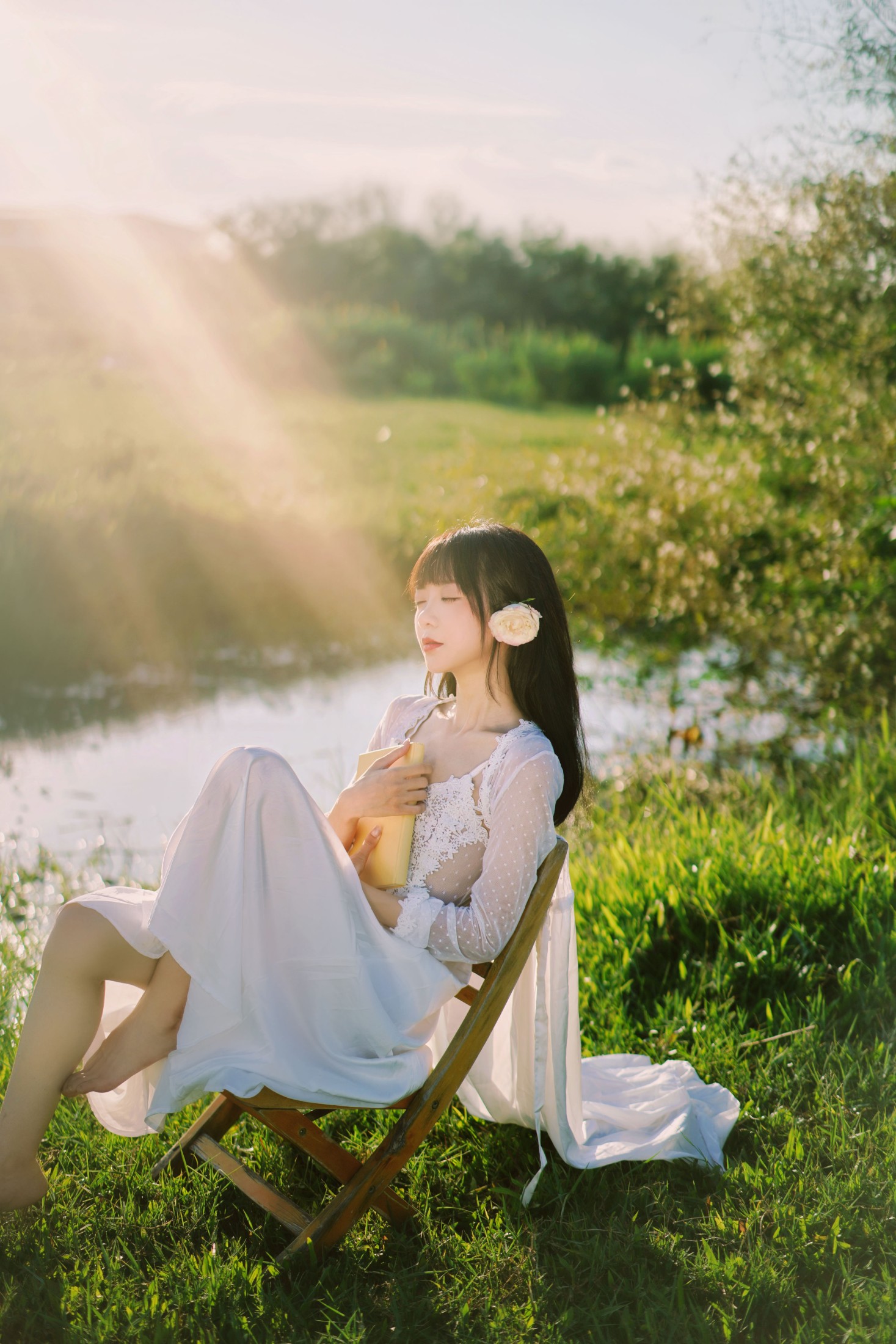 鸭鸭 – 《柔光下的那片湖畔》[25P]