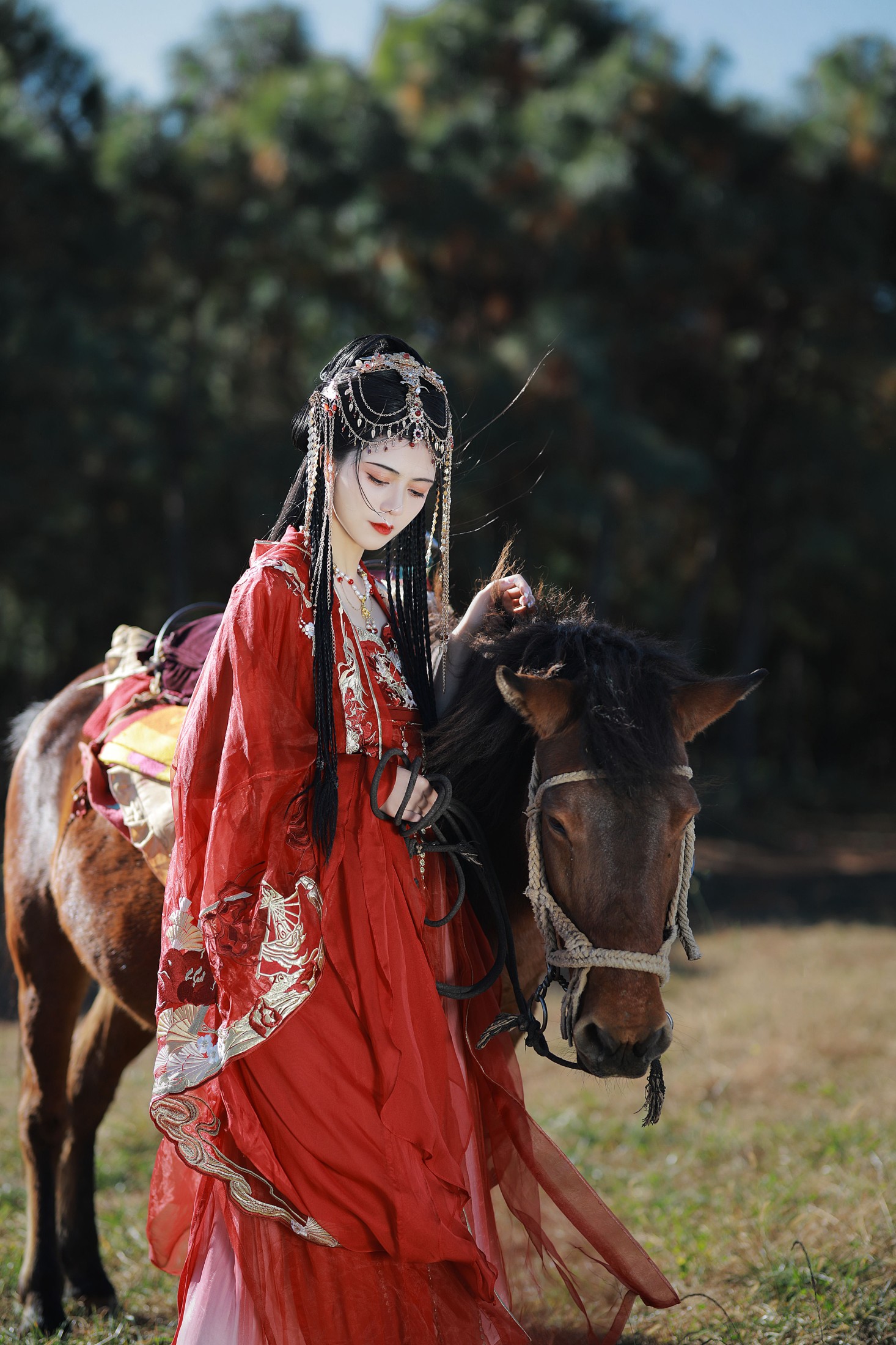 吾岁岁 – 《夕阳流火风舞沙，落日余晖映彩霞》[24P]