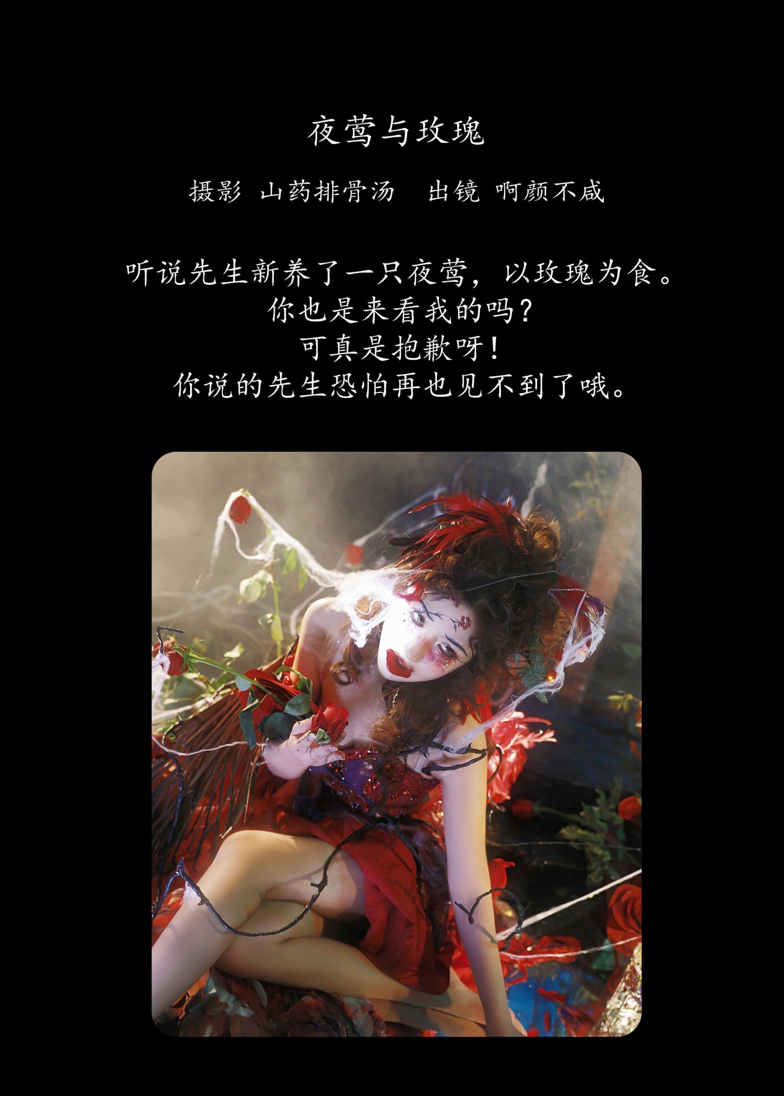 啊颜不咸 – 《夜莺与玫瑰》[34P]