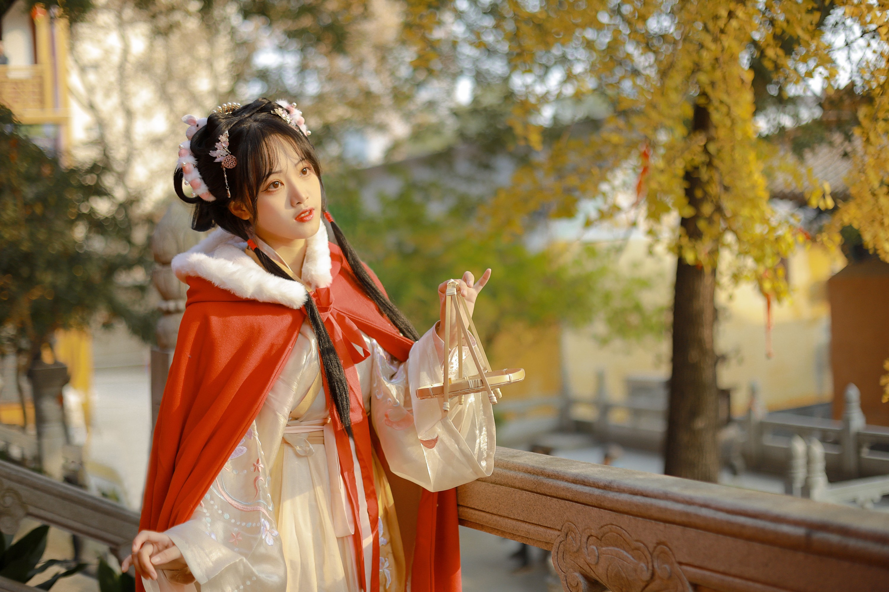 是蝶绪咩 – 《银杏汉服》[22P]