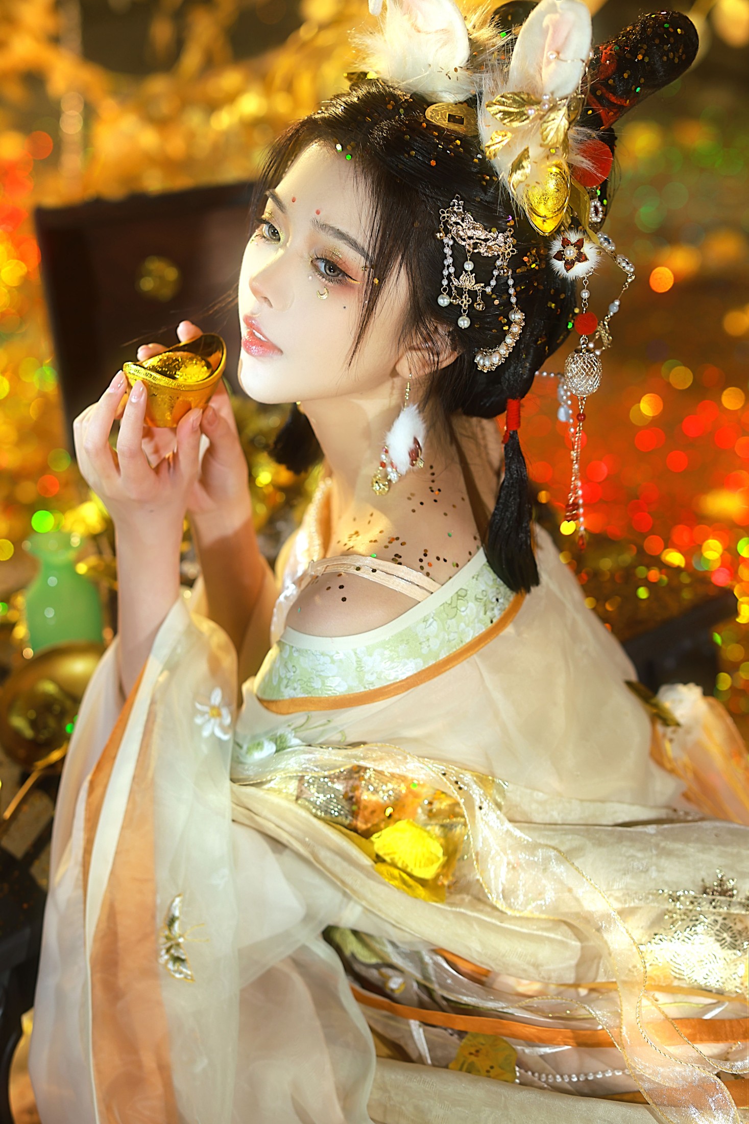 彭十六elf – 《财神座下兔子仙官》[23P]